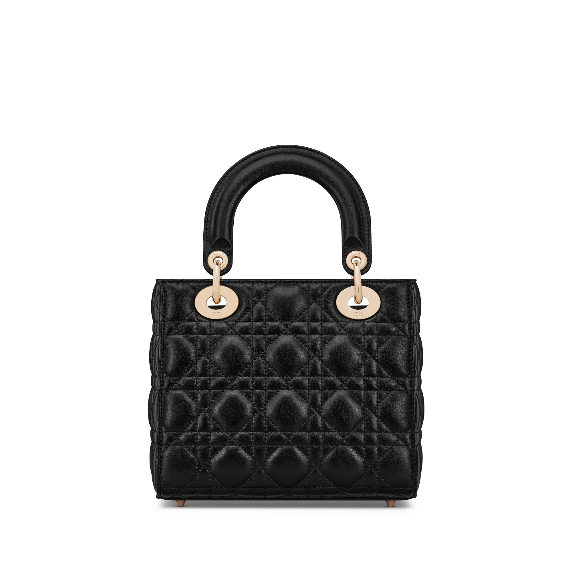 ✨LADY Dior ブラック キルティング ショルダーバッグ Small Lady Dior My ABCDior Bag Black Cannage Lambskin | DIOR