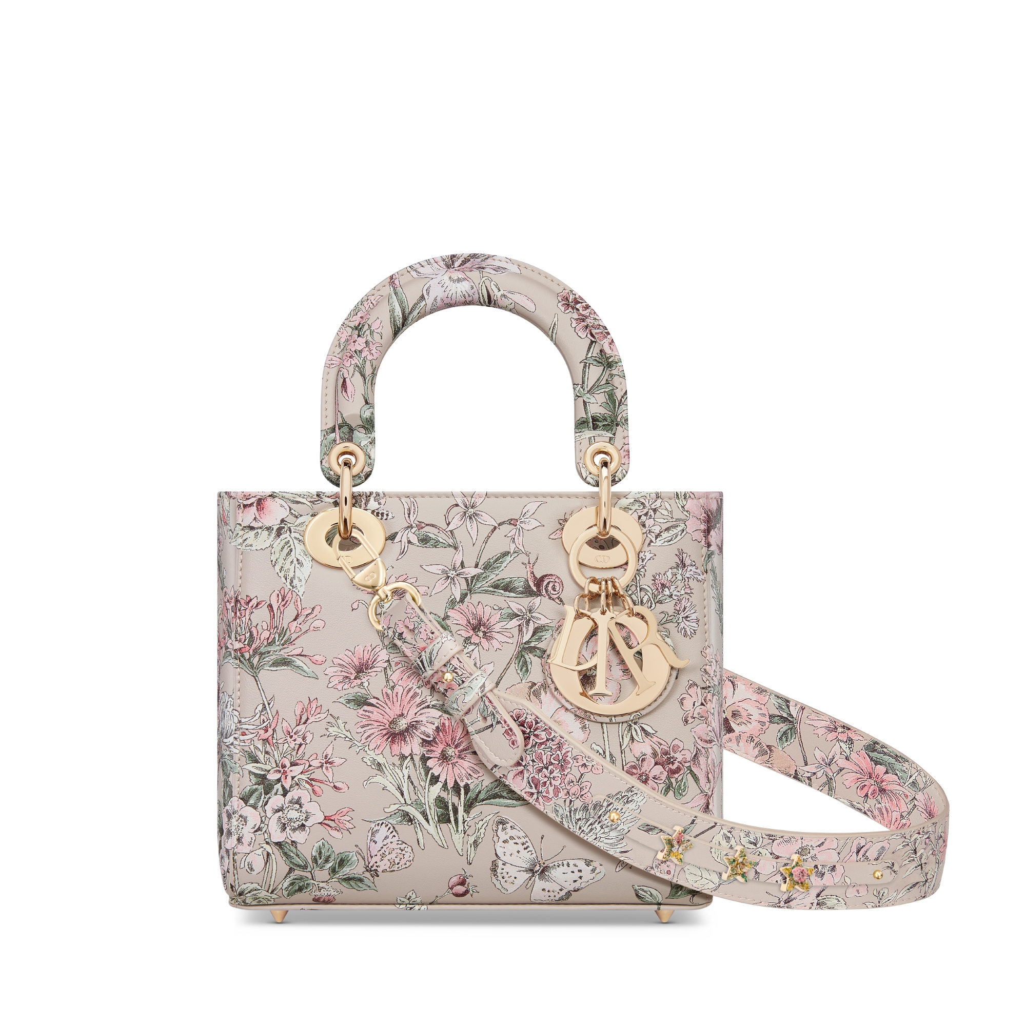 Dior Lucky Small Lady Dior My ABCDior Bag Pink Calfskin with Dior