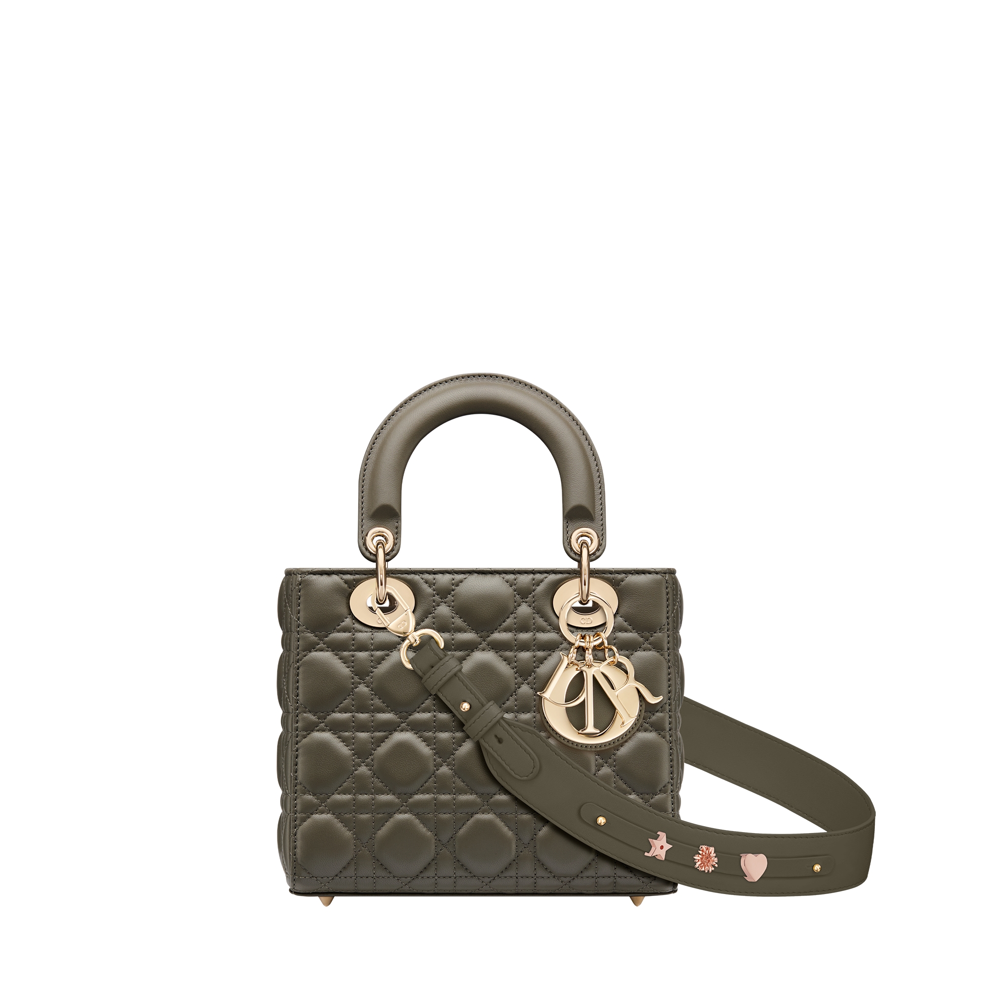  Olive Taupe Cannage Lambskin