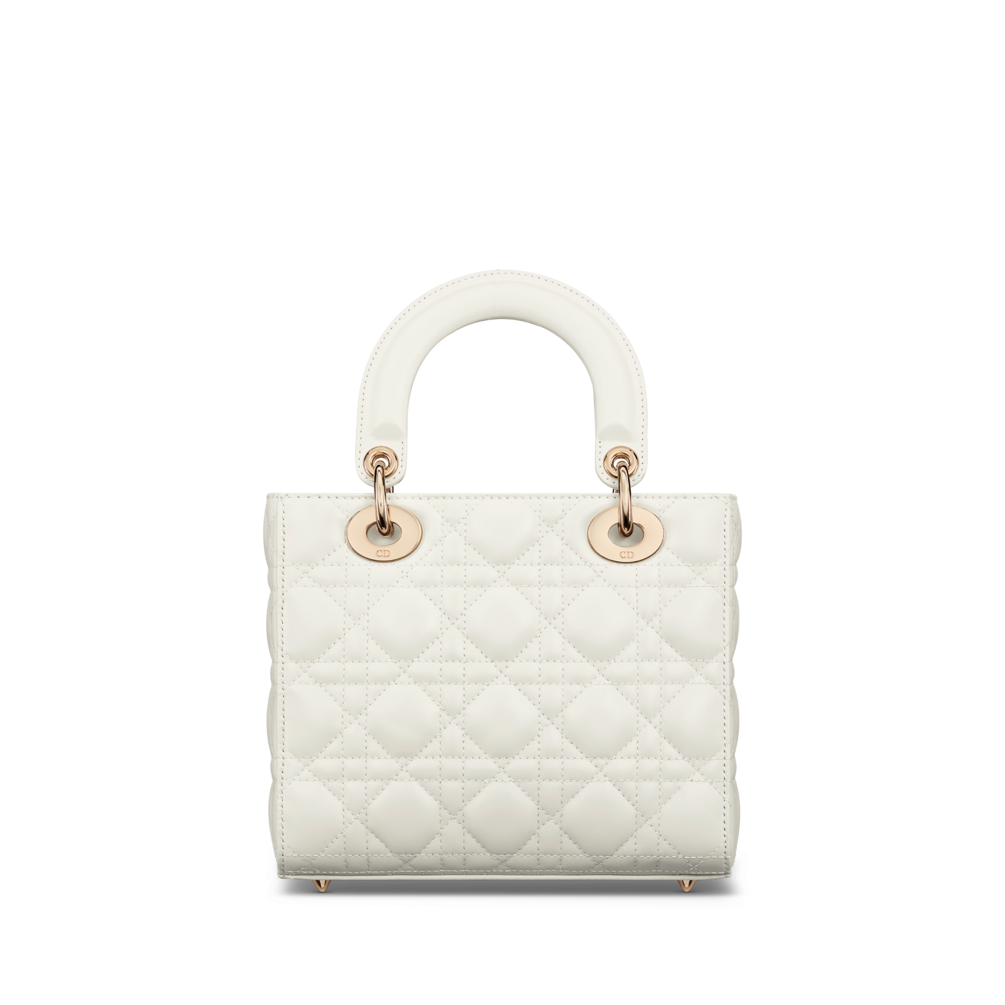 Small Lady Dior My ABCDior Bag Latte Cannage Lambskin E08