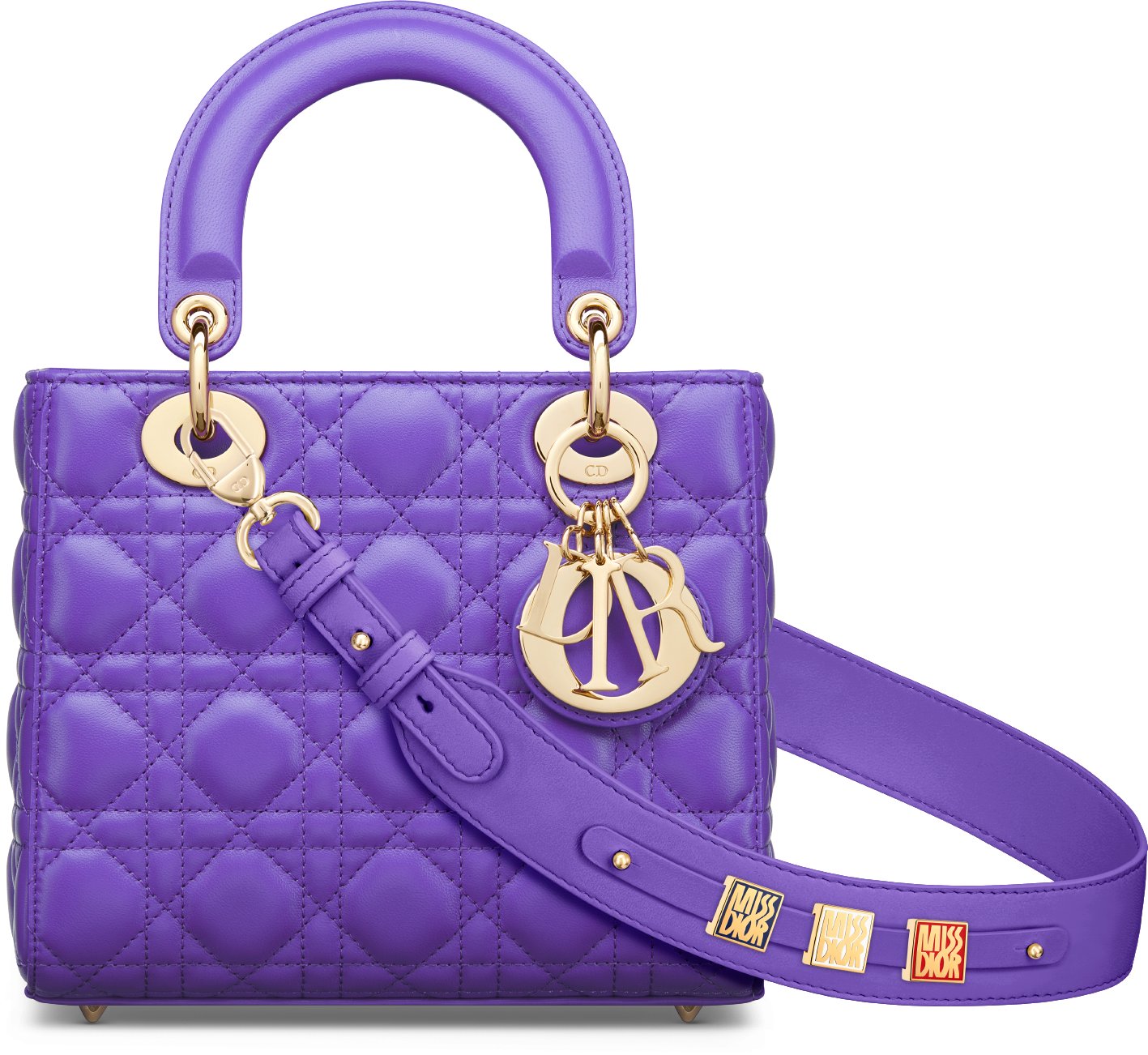 Borsa piccola Lady Dior My ABCDior Pelle di agnello Cannage celeste DIOR