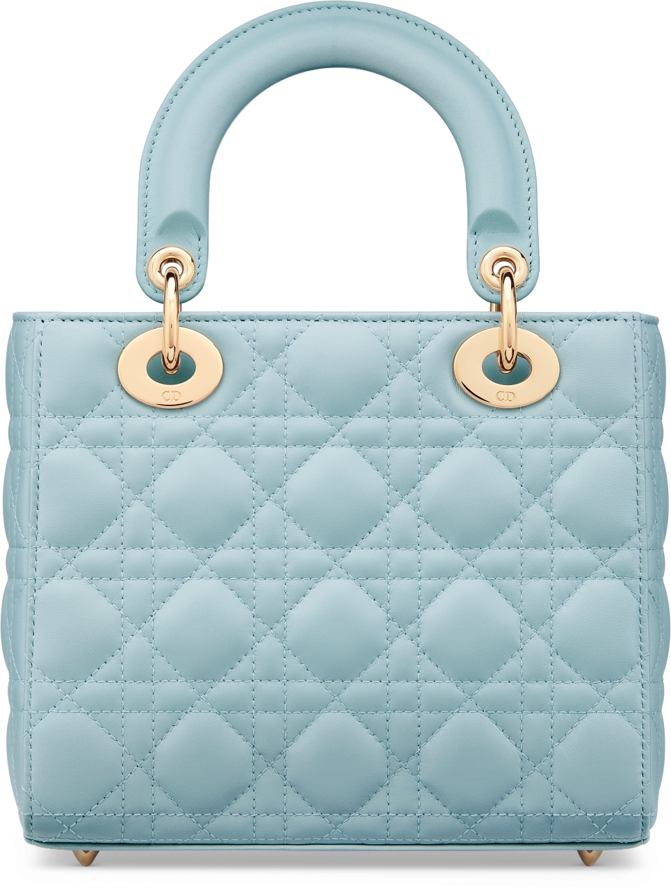 DIOR Small Lady Dior My AbCDior Bag Celestial Blue Cannage Lambskin Women
