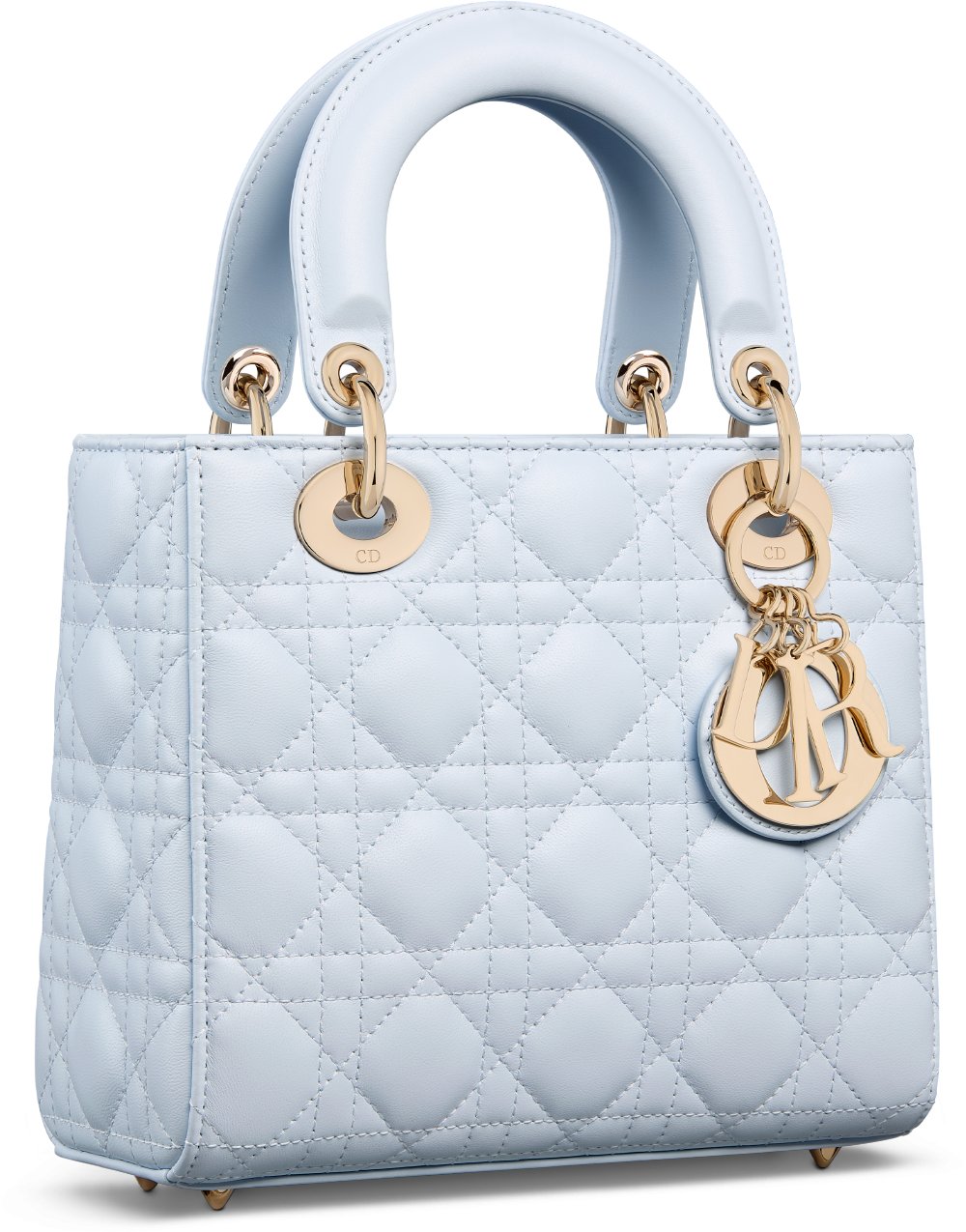 Small Lady Dior My ABCDior Bag Three quarter closed view