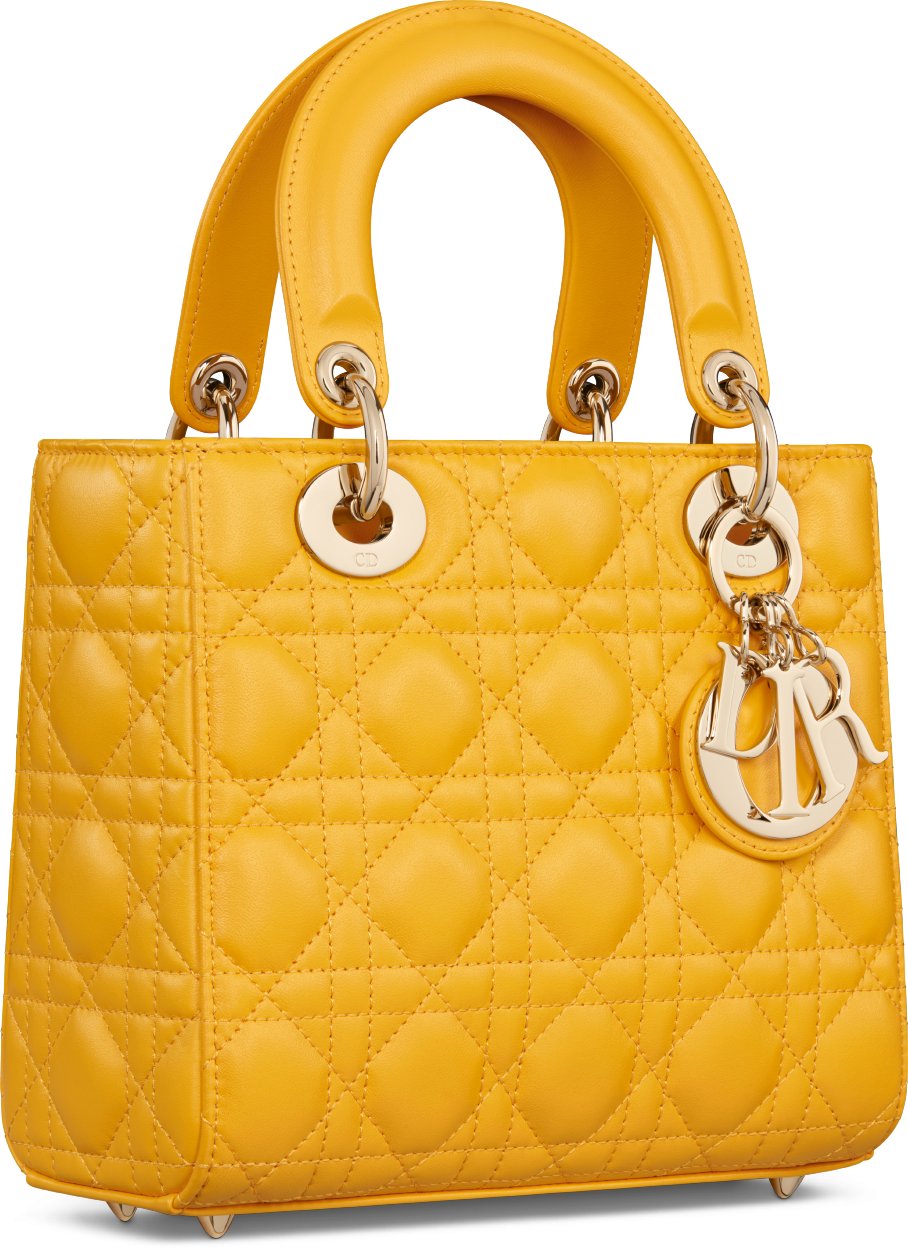Small Lady Dior My ABCDior Bag Three quarter closed view