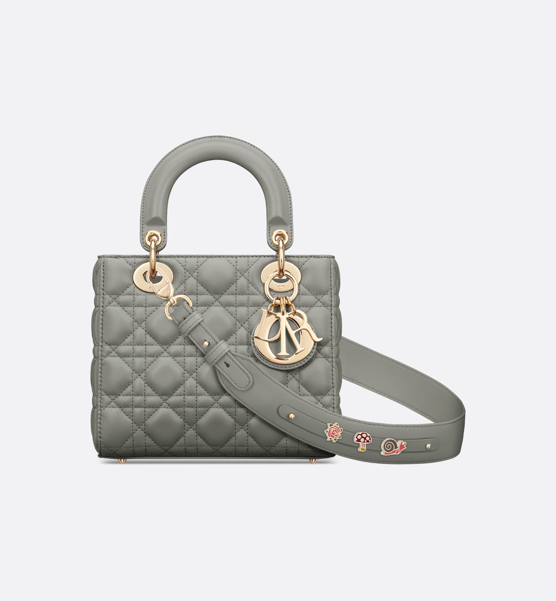 Small Lady Dior My ABCDior Bag Black Cannage Lambskin | DIOR Small Lady Dior My ABCDior Bag Black Cannage Lambskin | DIOR