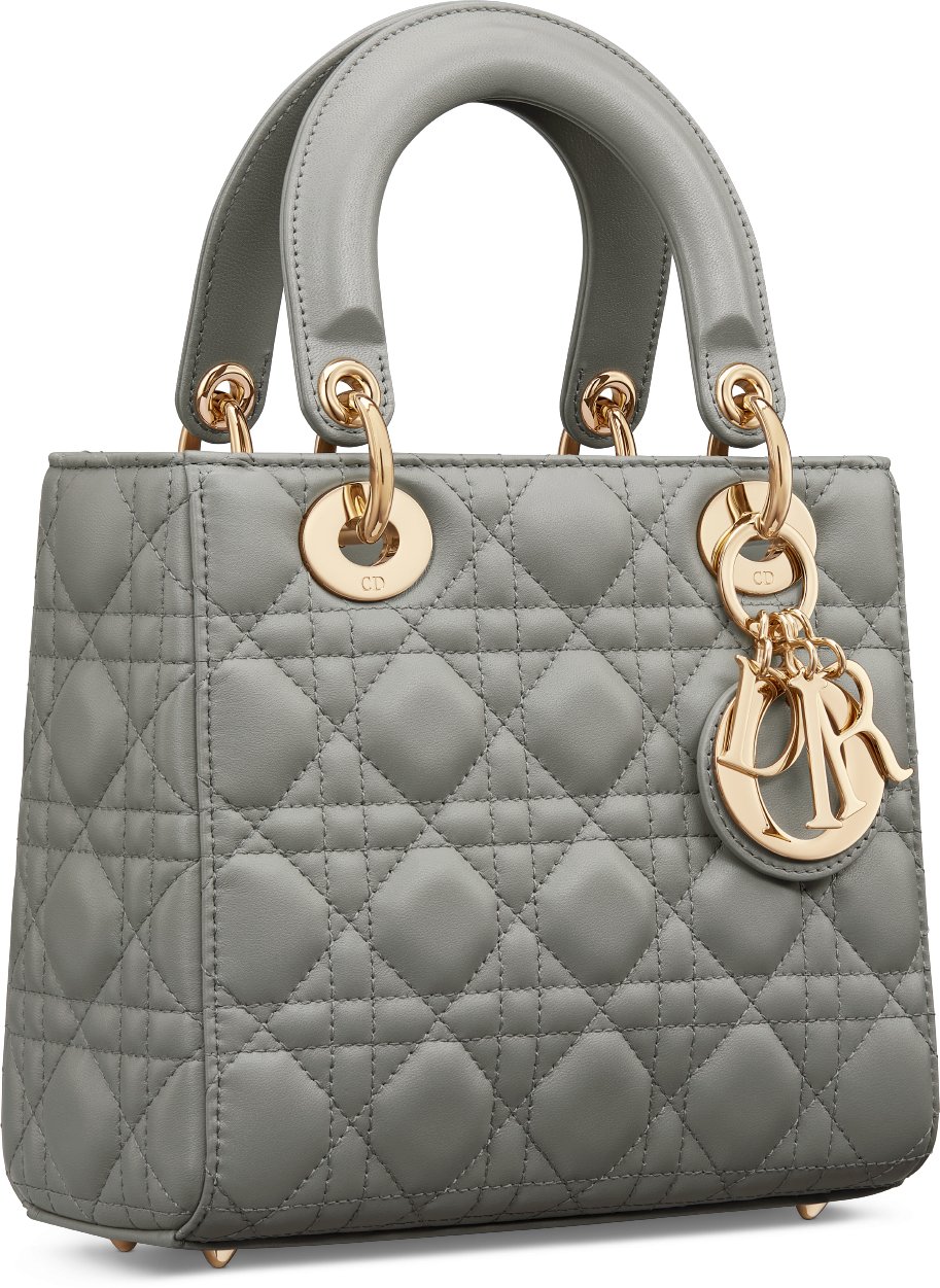Small Lady Dior My ABCDior Bag Three quarter closed view