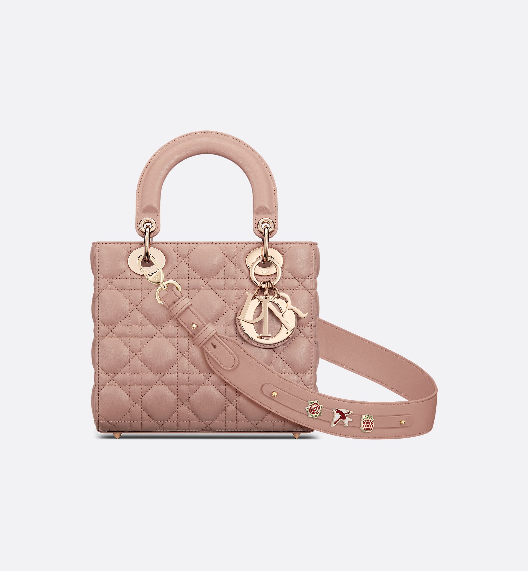 Small Lady Dior My ABCDior Bag Black Cannage Lambskin | DIOR Small Lady Dior My ABCDior Bag Black Cannage Lambskin | DIOR