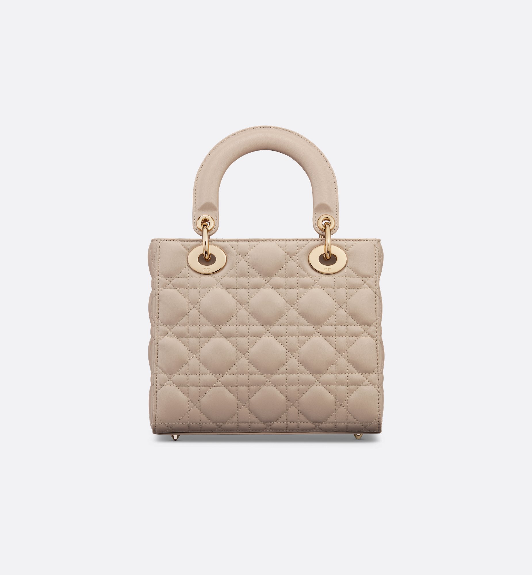 Small Lady Dior My ABCDior Bag Powder Beige Cannage Lambskin DIOR Small Lady Dior My ABCDior Bag Powder Beige Cannage Lambskin DIOR