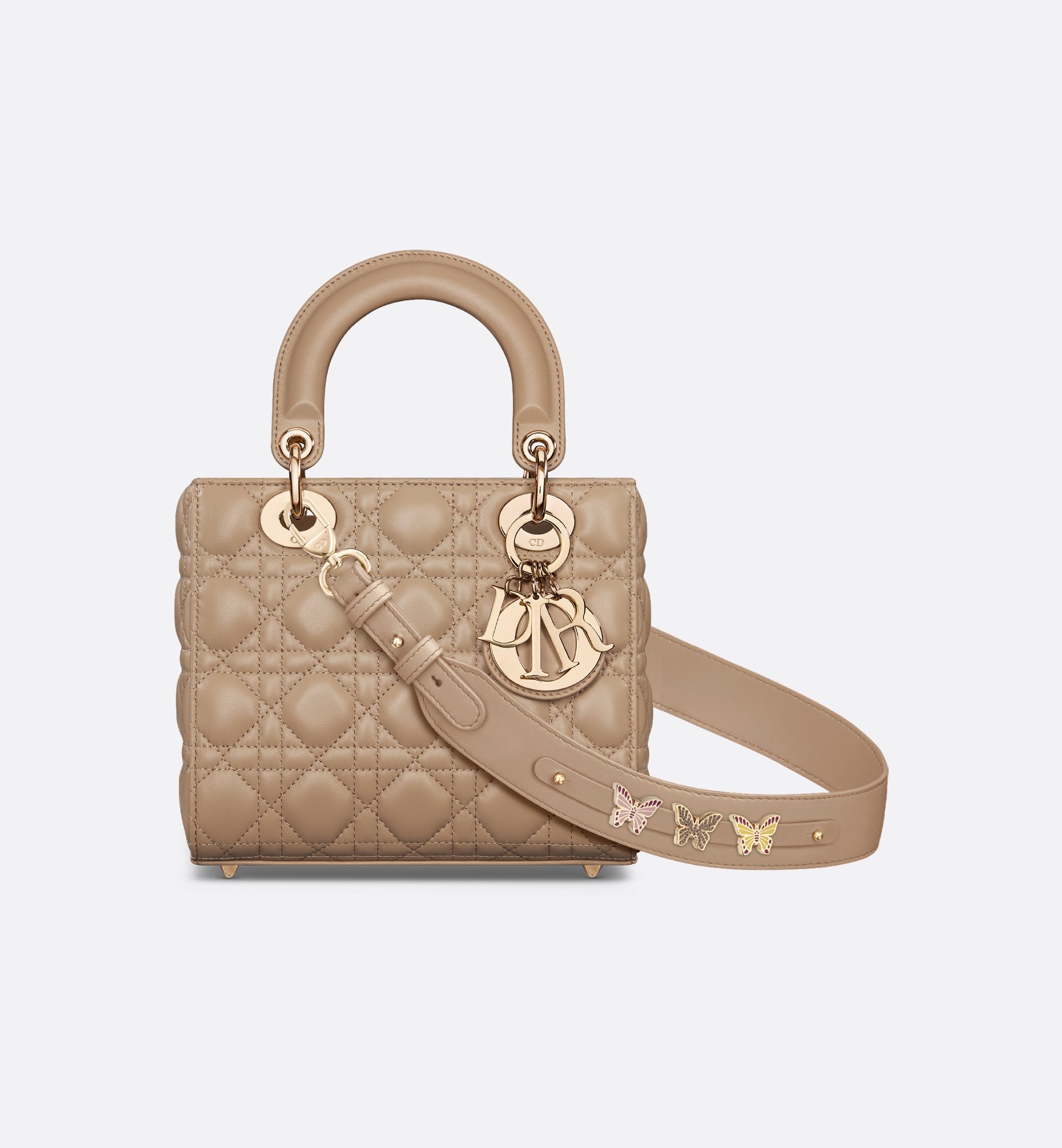 Small Lady Dior My ABCDior Bag Black Cannage Lambskin | DIOR Small Lady Dior My ABCDior Bag Black Cannage Lambskin | DIOR