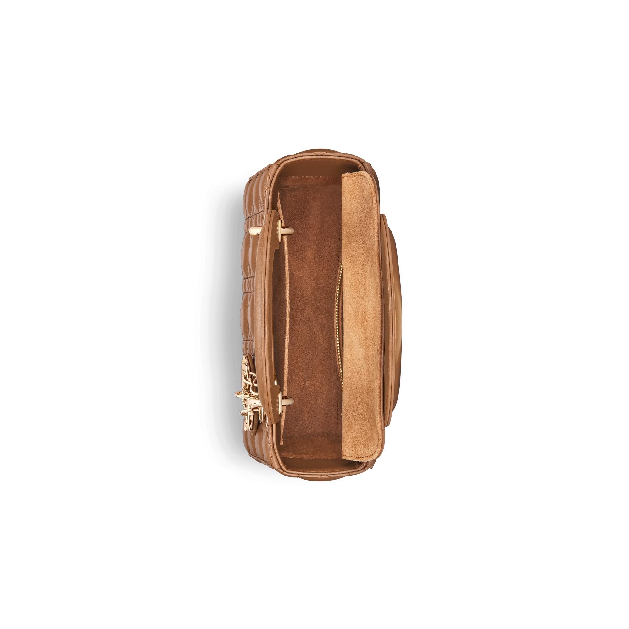 Small Lady Dior My ABCDior Bag Camel Cannage Lambskin E06