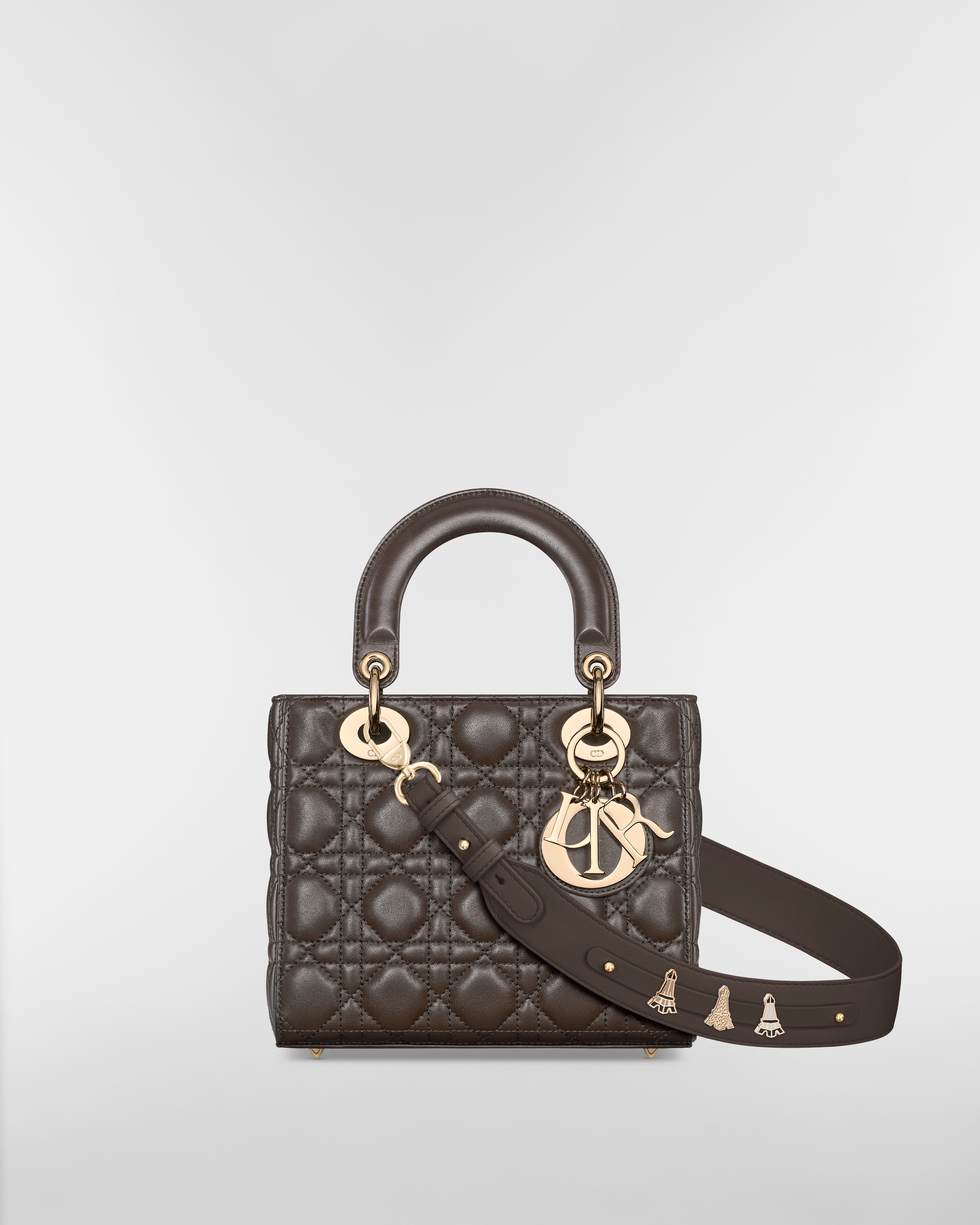 Lady Dior My ABCDior バッグ スモール カナージュ ラムスキン E01