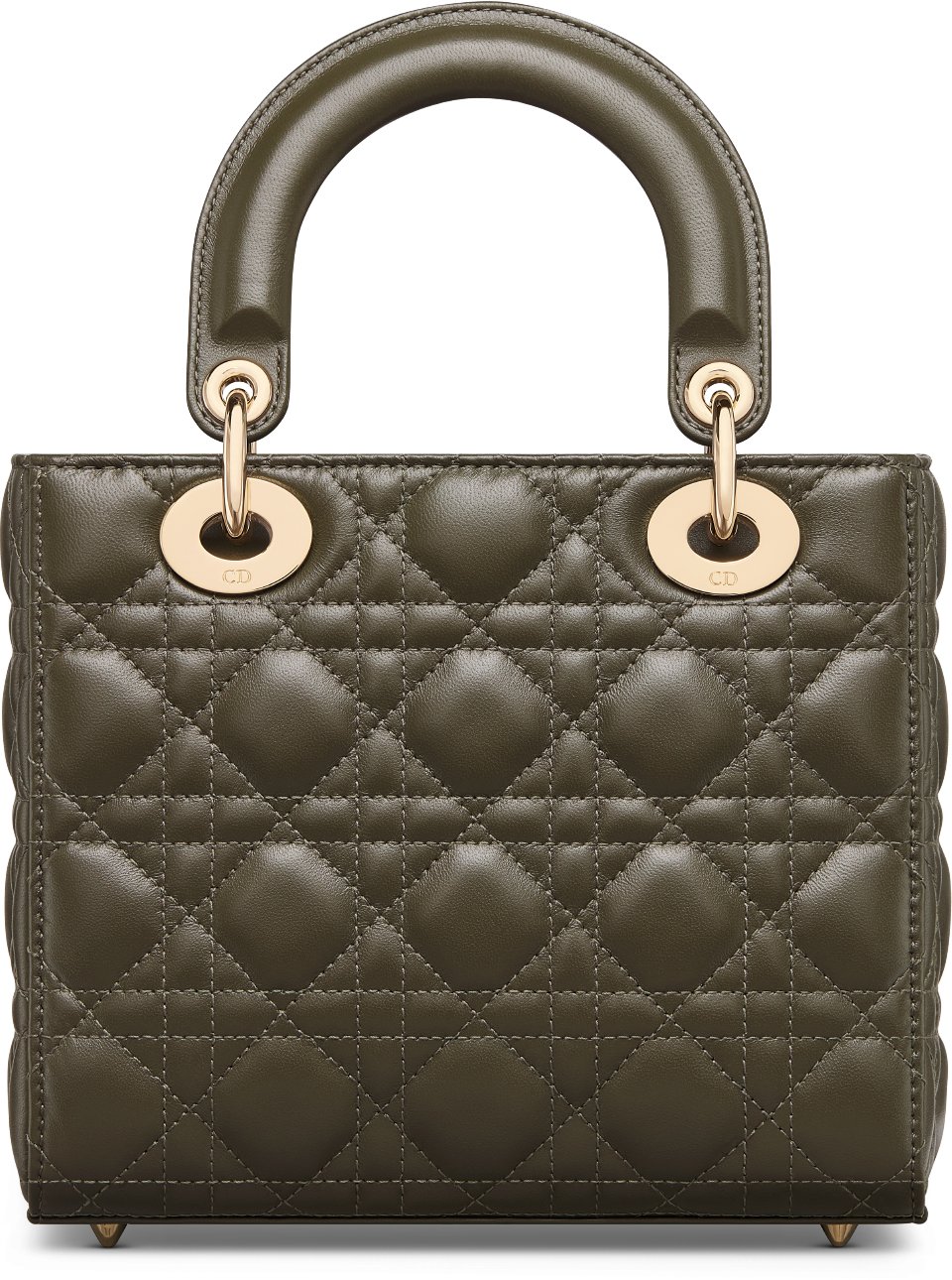 Small Lady Dior My ABCDior Bag Khaki Cannage Lambskin DIOR