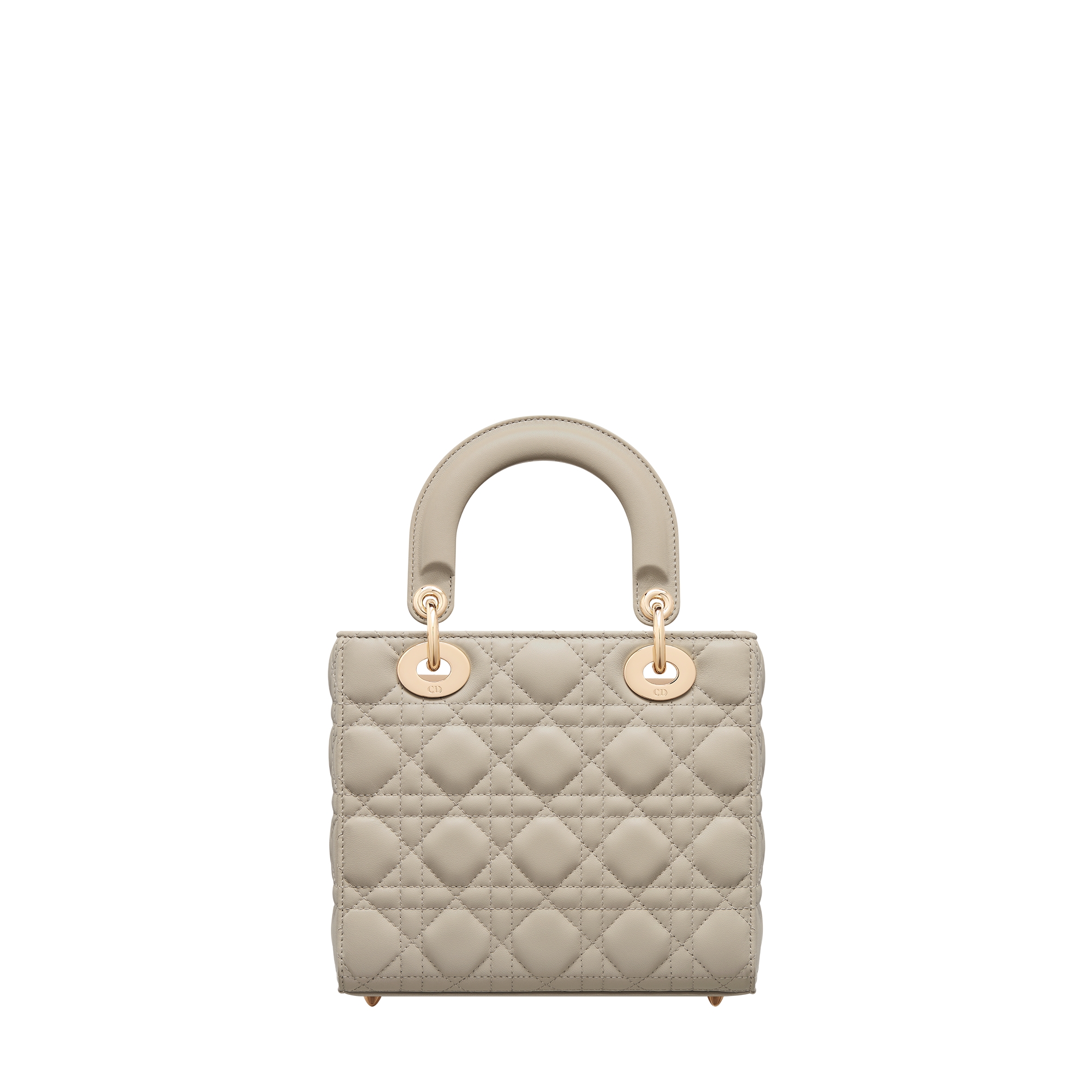 Small Lady Dior My ABCDior Bag Rope Beige Cannage Lambskin E08