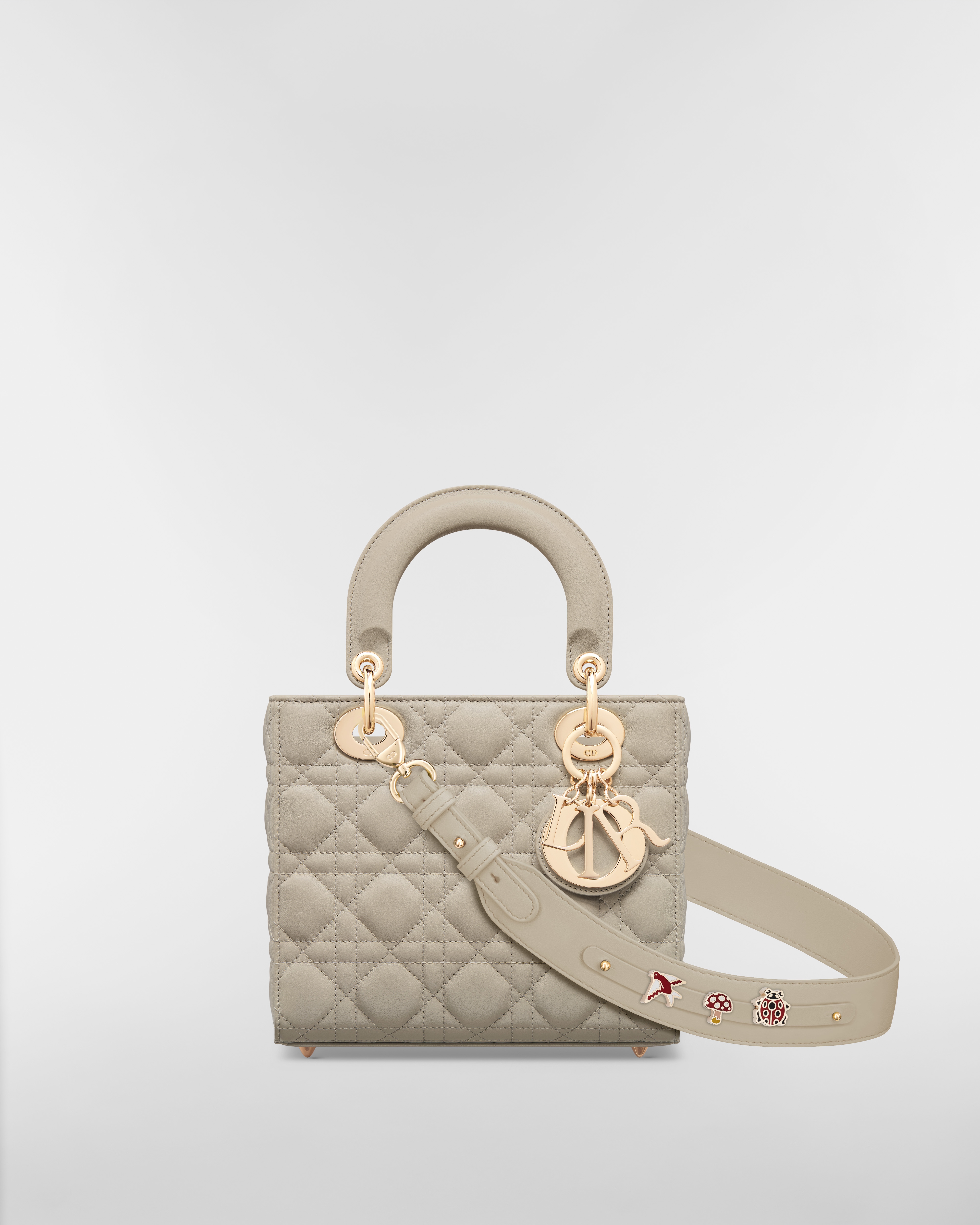 Lady Dior My ABCDior バッグ スモール カナージュ ラムスキン E01