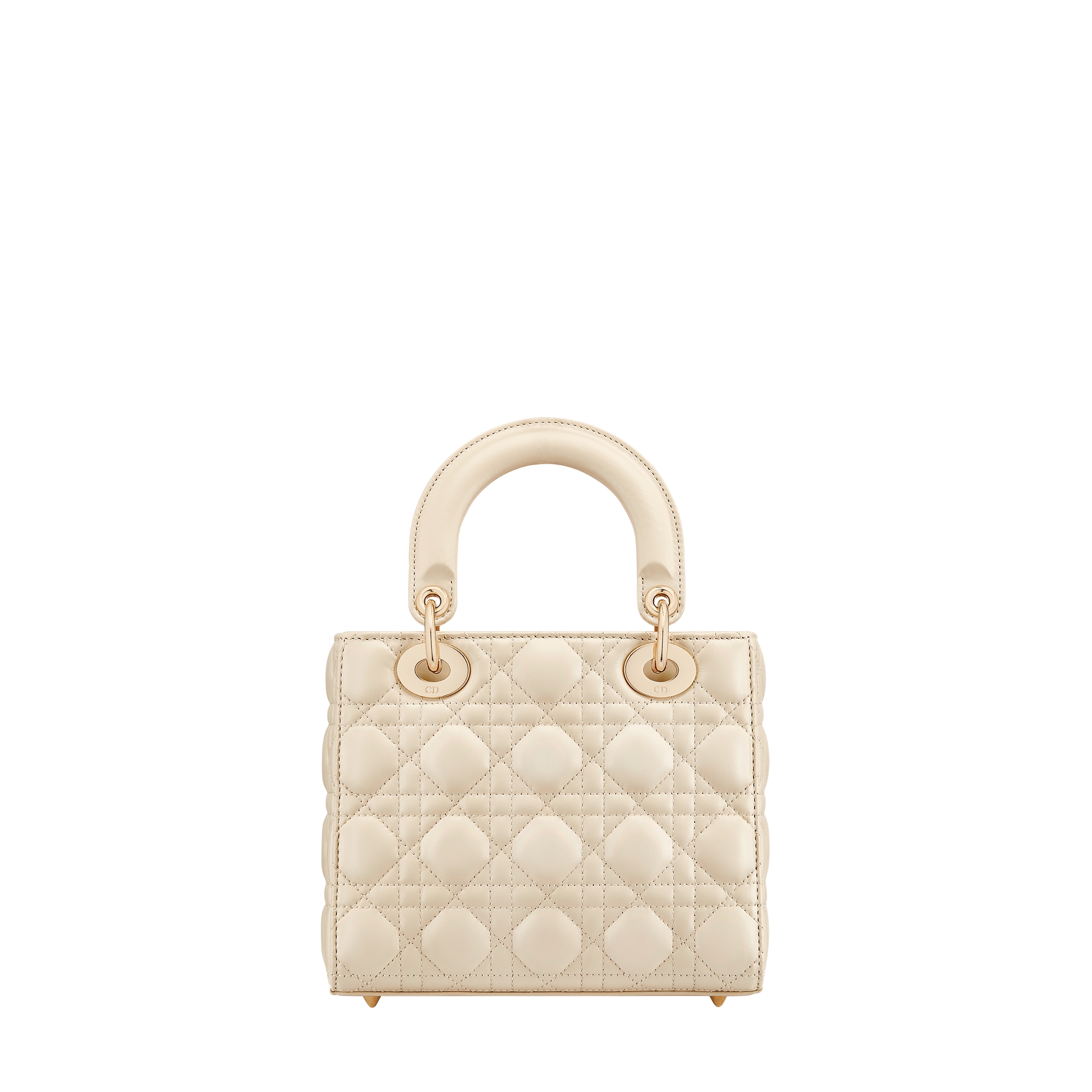 Small Lady Dior My ABCDior Bag Light Beige Cannage Lambskin E08