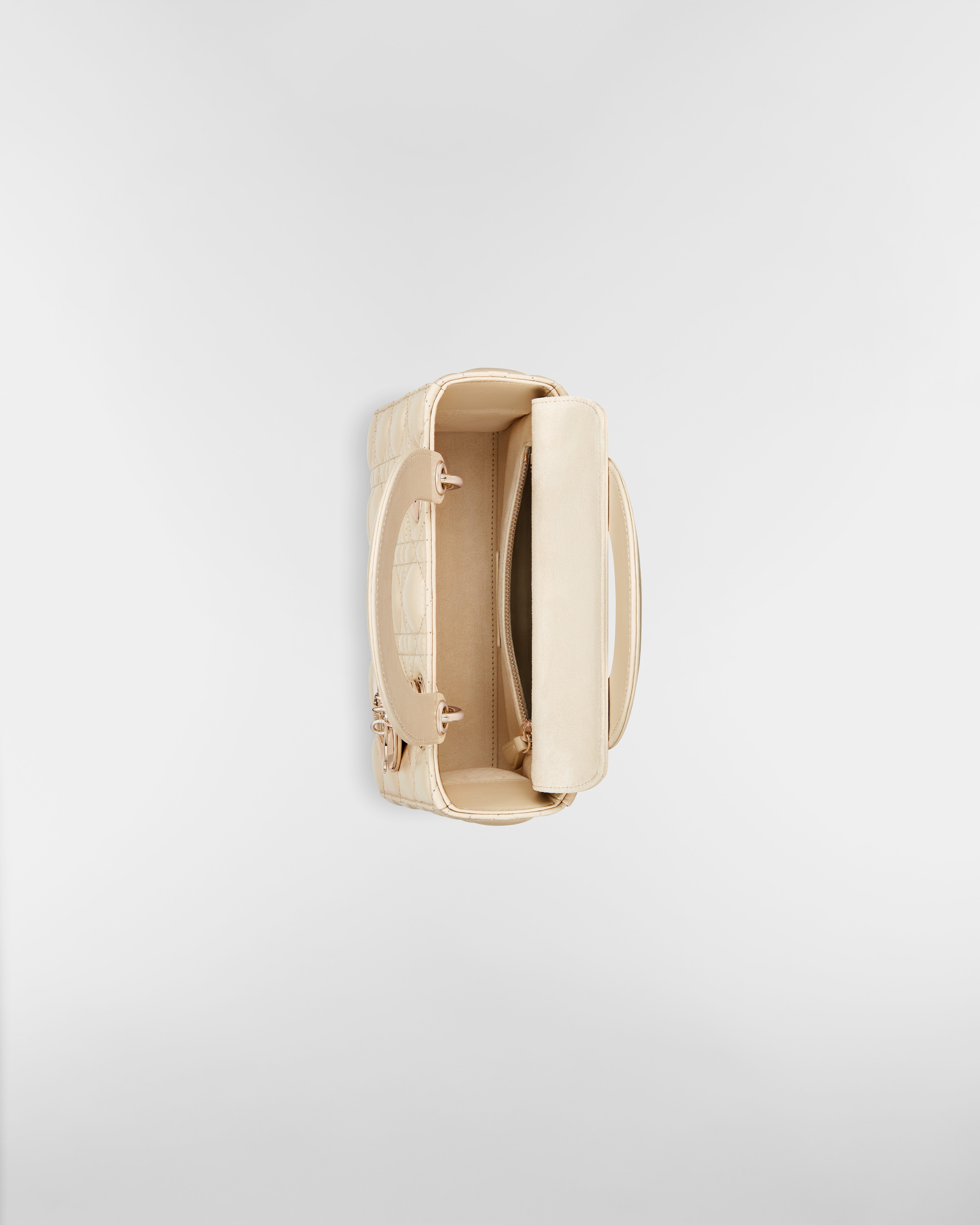 Small Lady Dior My ABCDior Bag Light Beige Cannage Lambskin E06