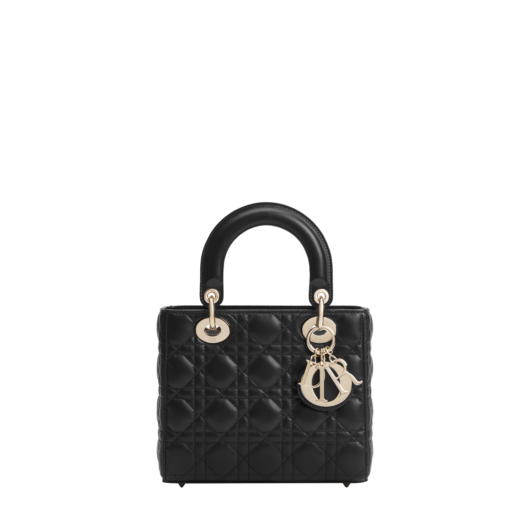  Zwart lamsleer met Cannage-motief