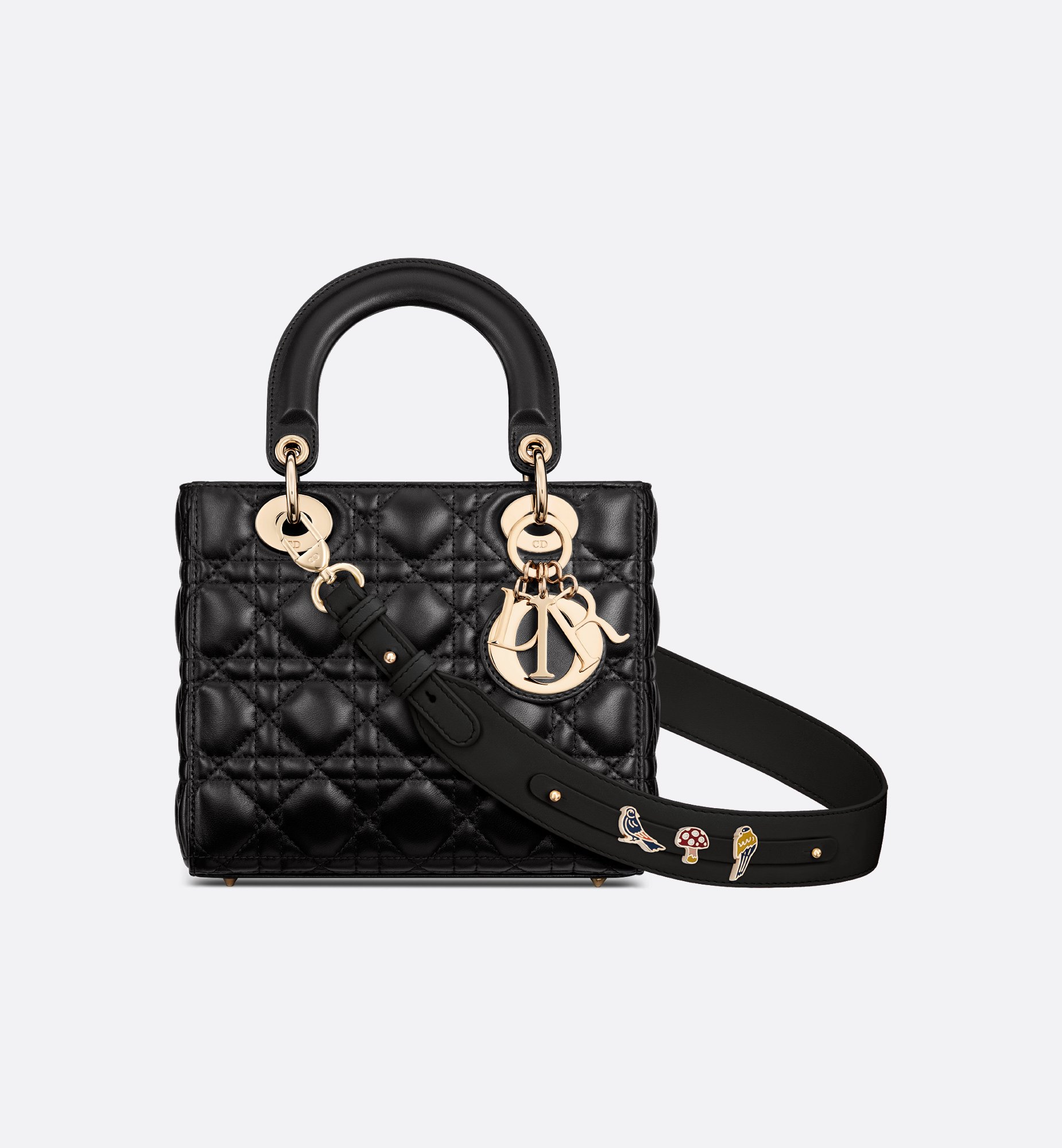 Sac Lady Dior My ABCDior Small Cuir d #39 agneau Cannage noir DIOR Sac Lady Dior My ABCDior Small Cuir d #39 agneau Cannage noir DIOR