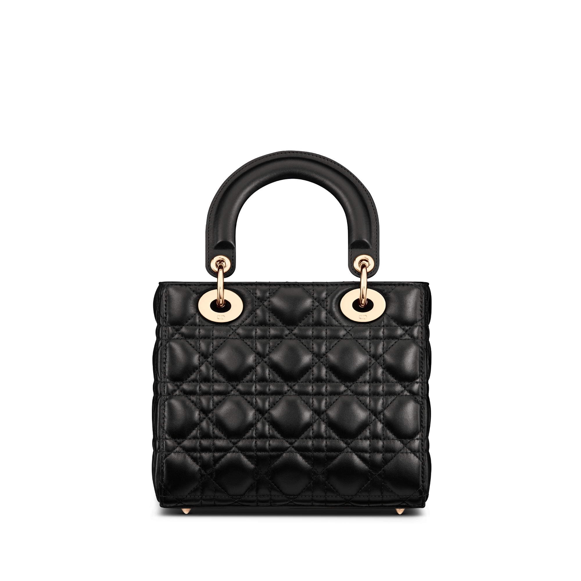 Sac Lady Dior My ABCDior Small Cuir d'agneau Cannage noir E08