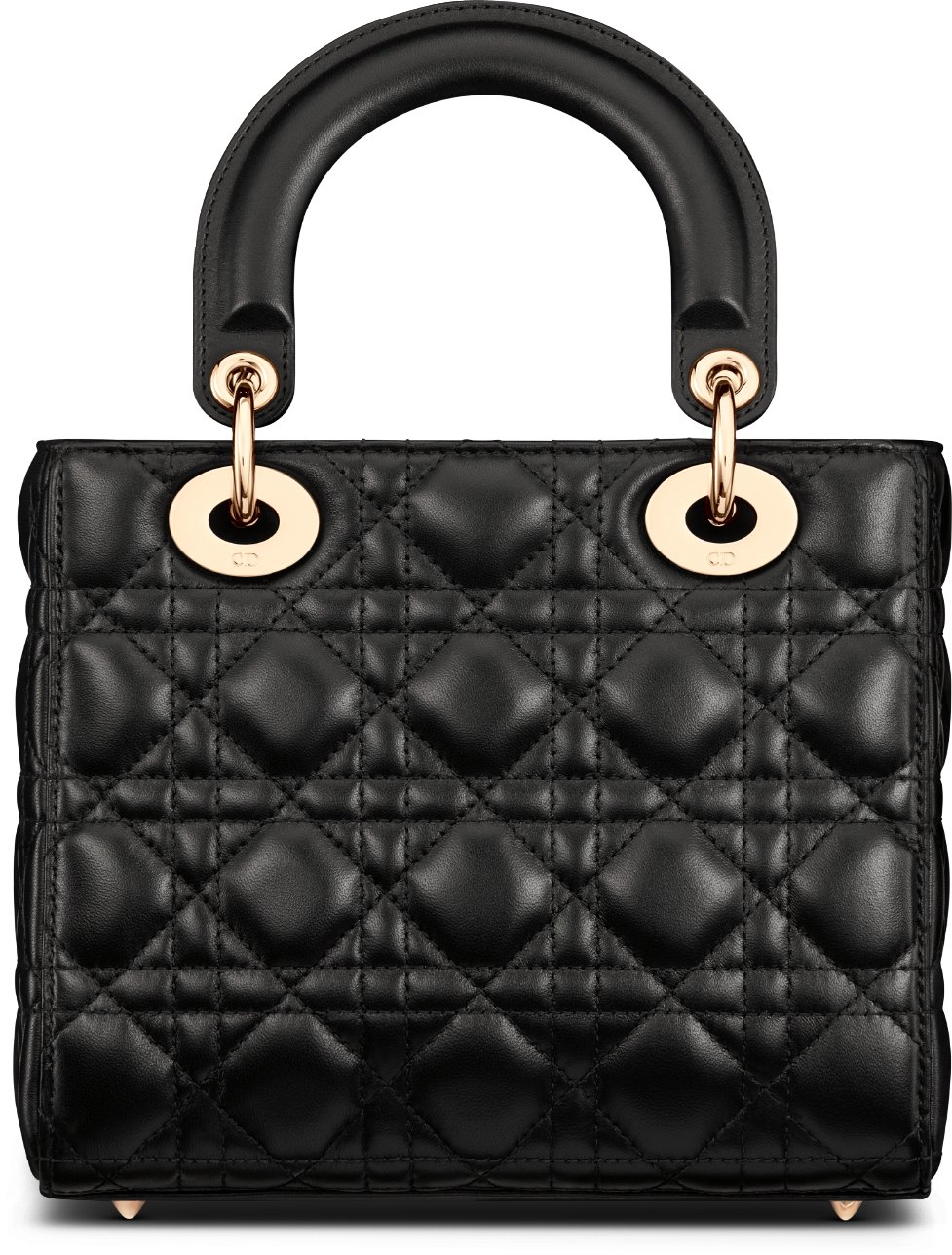Small Lady Dior My ABCDior Bag Black Cannage Lambskin DIOR