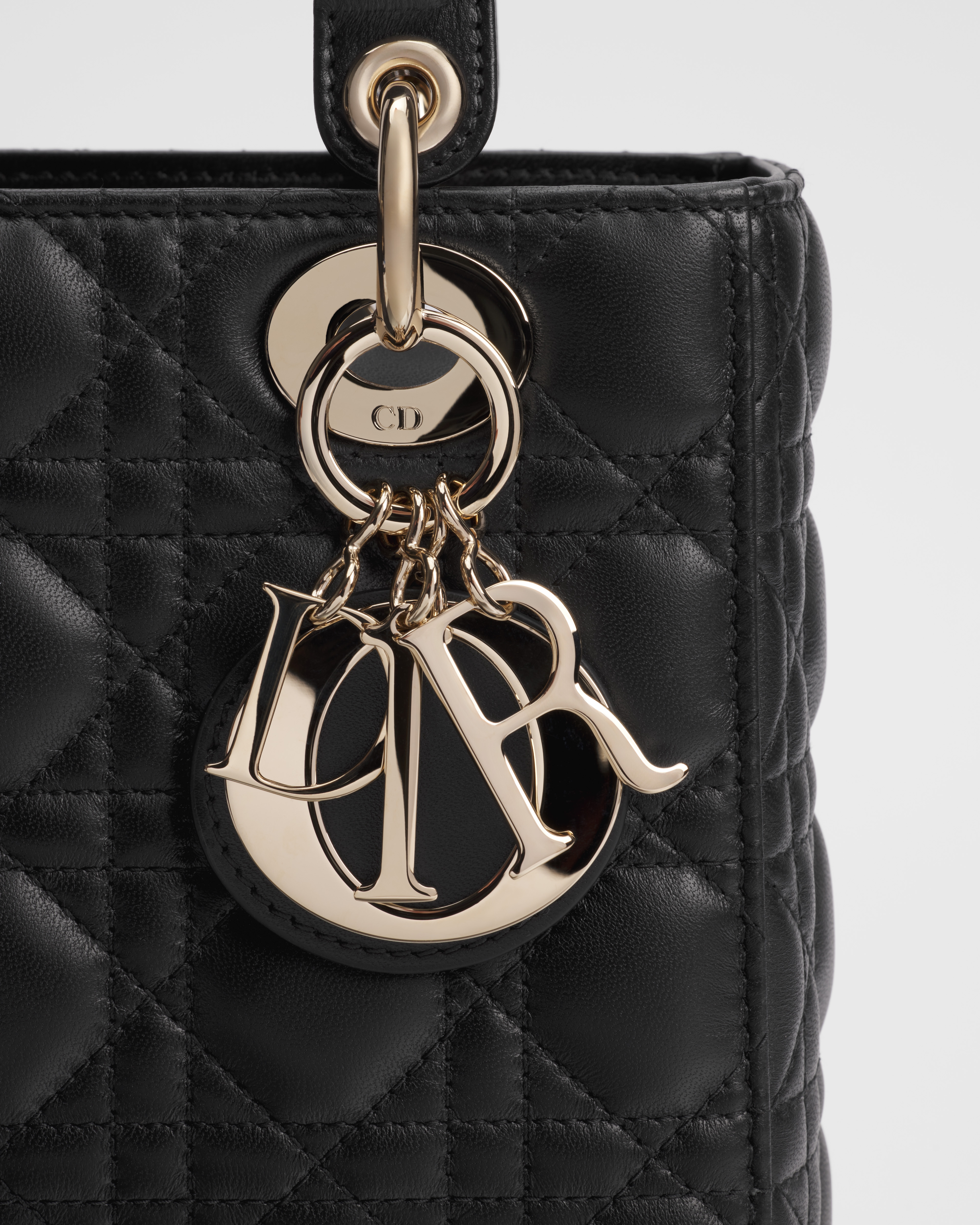 Lady Dior My ABCDior バッグ スモール カナージュ ラムスキン E09