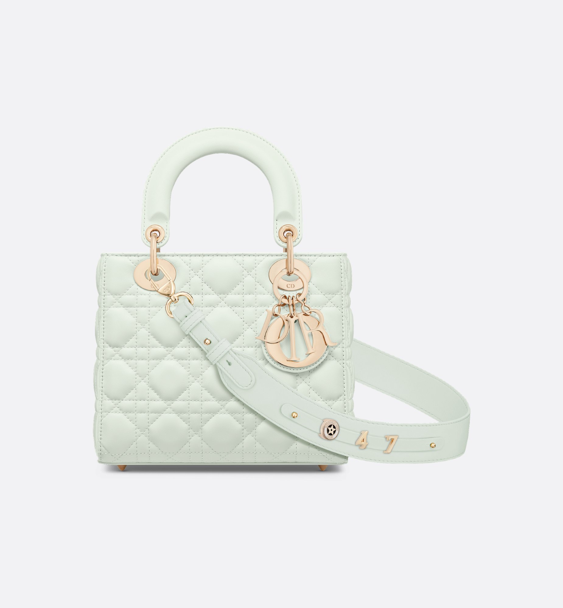 Small Lady Dior My ABCDior Bag Light Mint Green Cannage Lambskin DIOR Small Lady Dior My ABCDior Bag Light Mint Green Cannage Lambskin DIOR