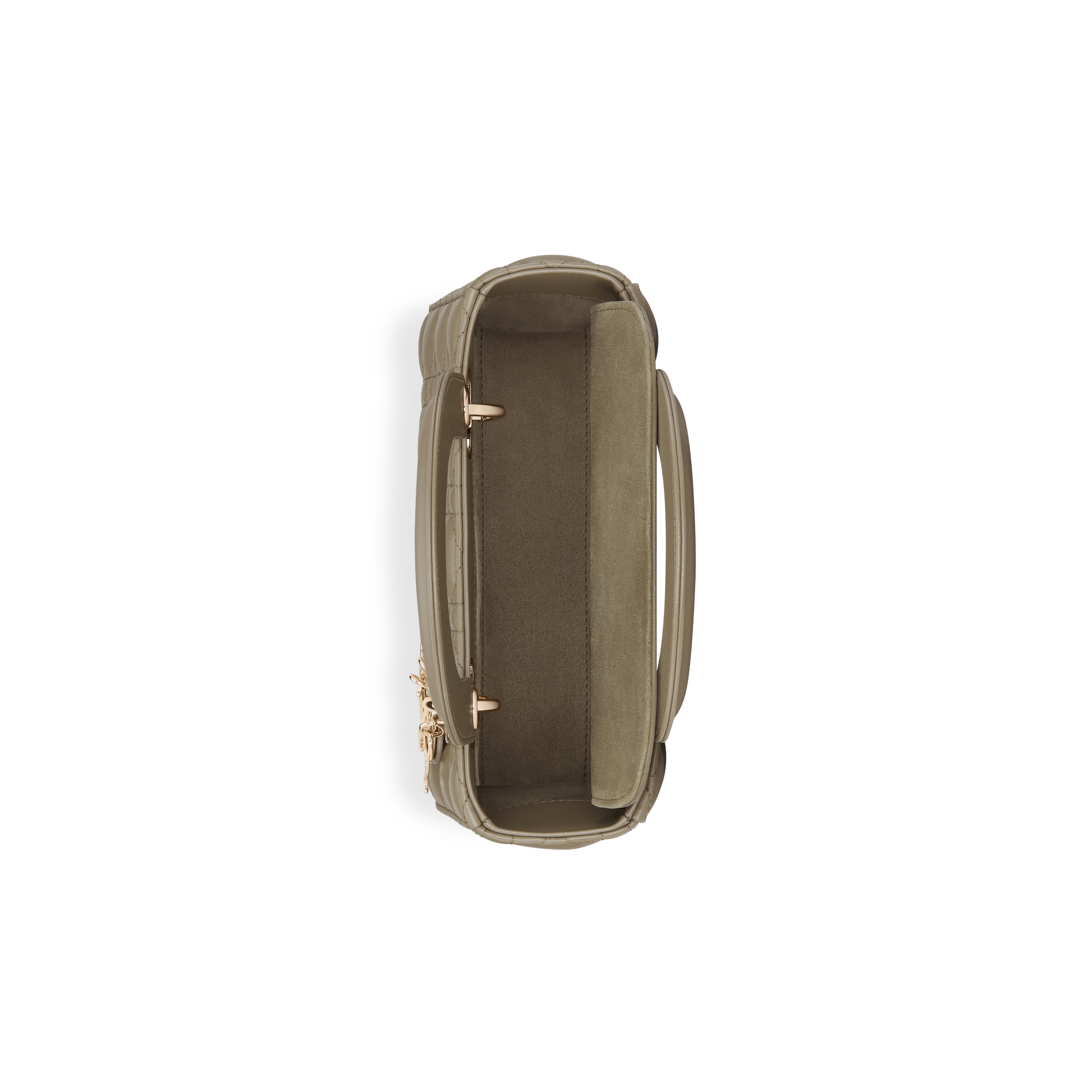 Sac Lady Dior My ABCDior Small Cuir d'agneau Cannage vert argile E06