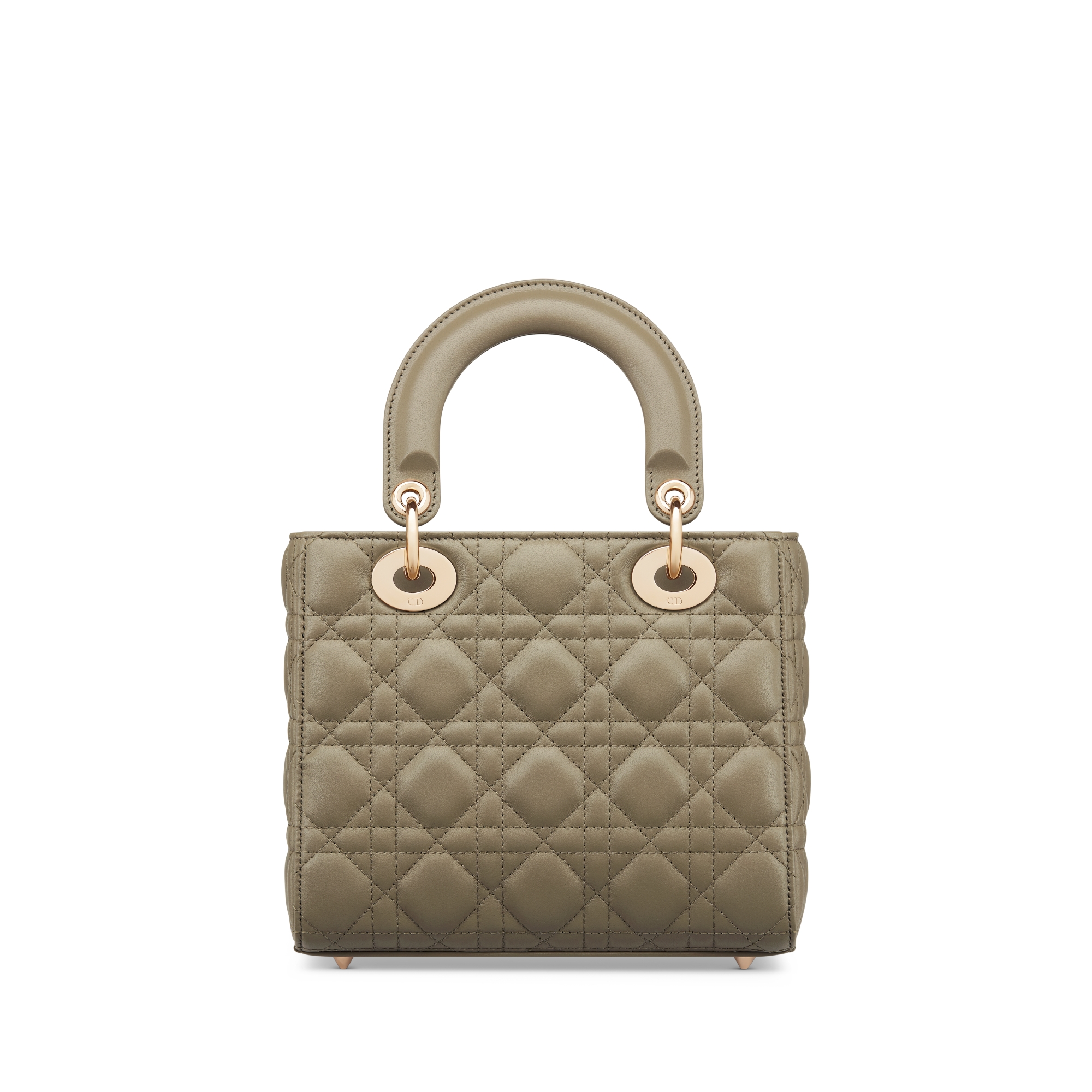 Sac Lady Dior My ABCDior Small Cuir d'agneau Cannage vert argile E08