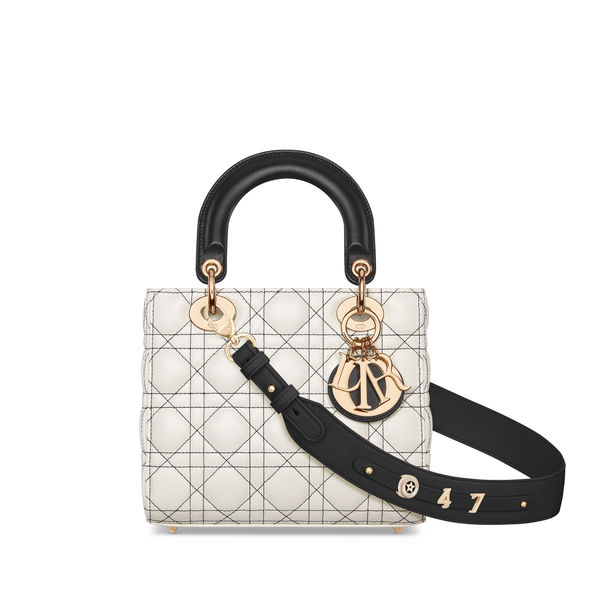 DIOR | Lady Dior My ABCDior バッグ スモール カナージュ ラムスキン