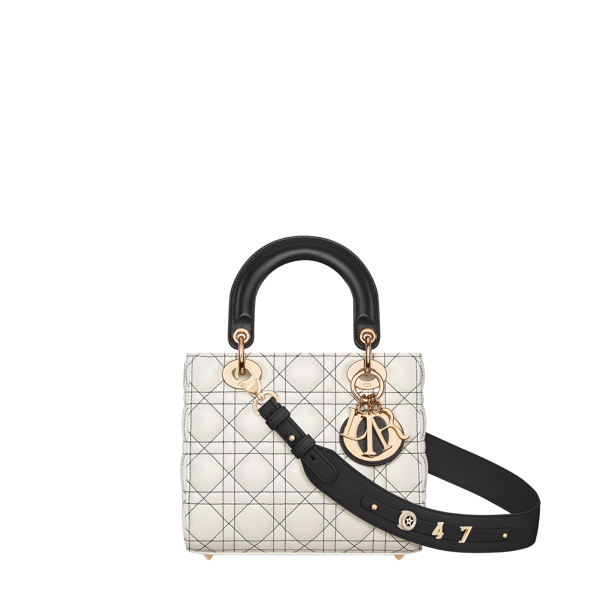 DIOR | Lady Dior My ABCDior バッグ スモール カナージュ ラムスキン