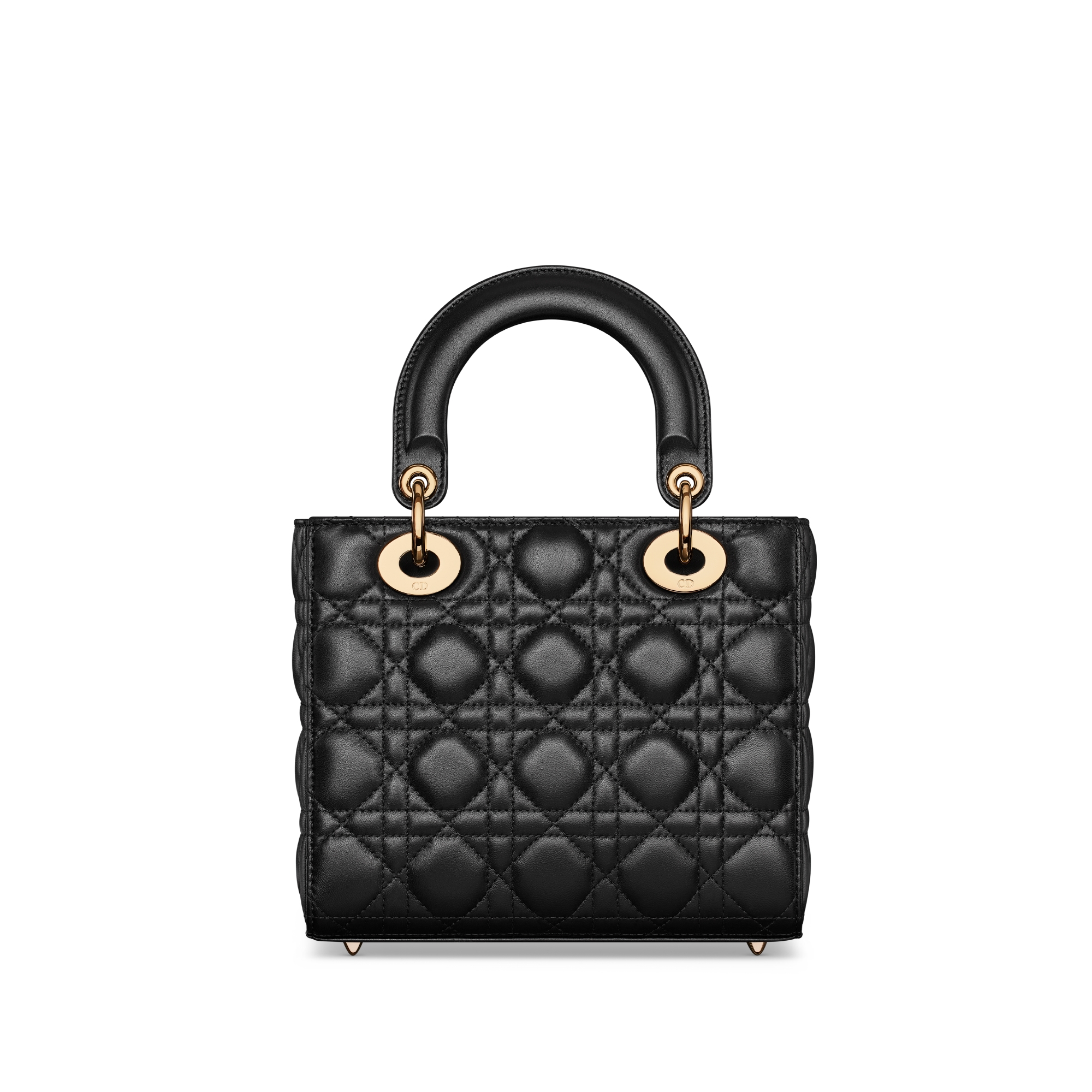 Sac Lady Dior My ABCDior Small Cuir d'agneau Cannage noir E08
