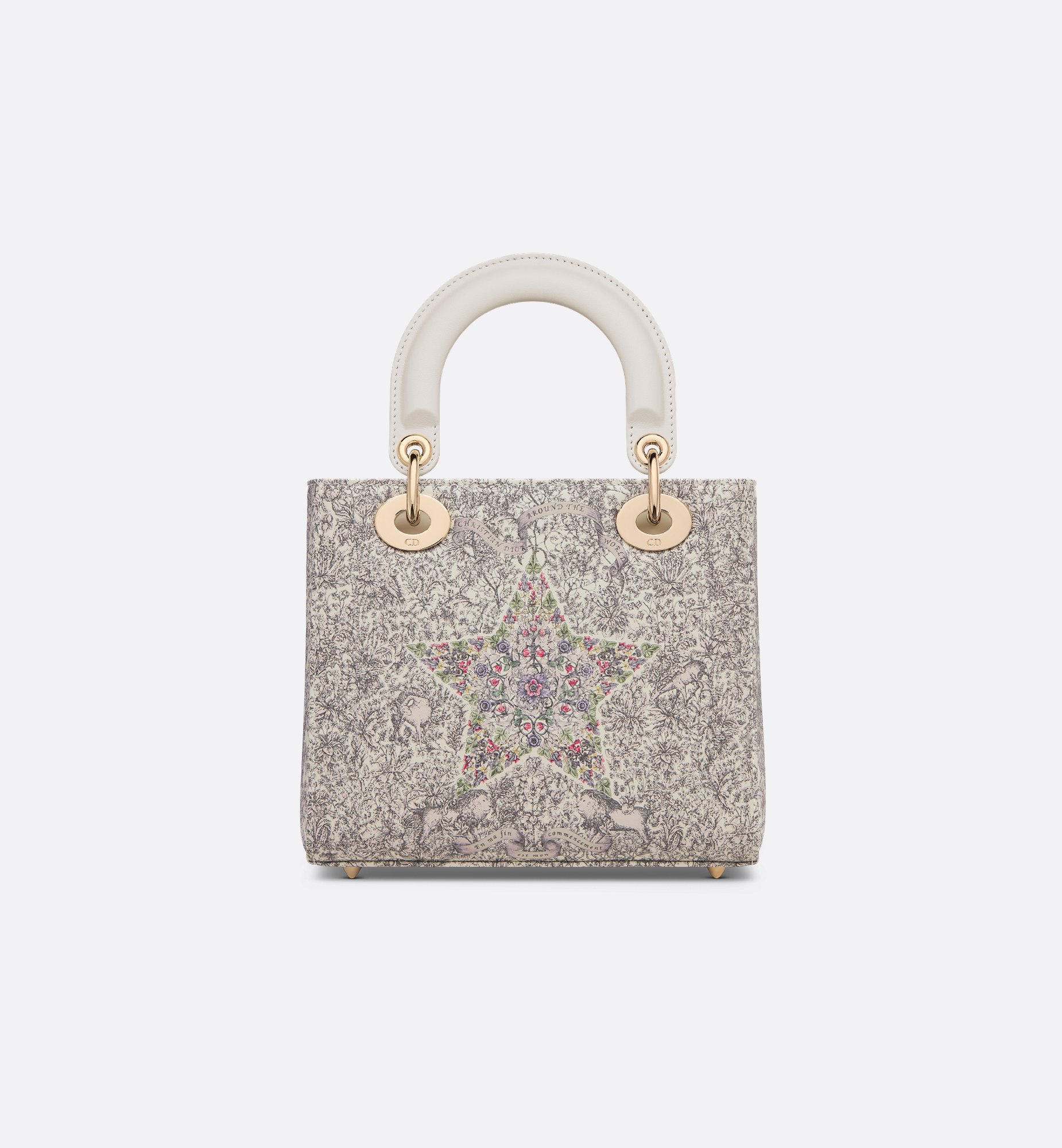 LADY DIOR バッグ スモールカナージュ グレインドカーフスキン LADY DIOR バッグ スモールカナージュ グレインドカーフスキン