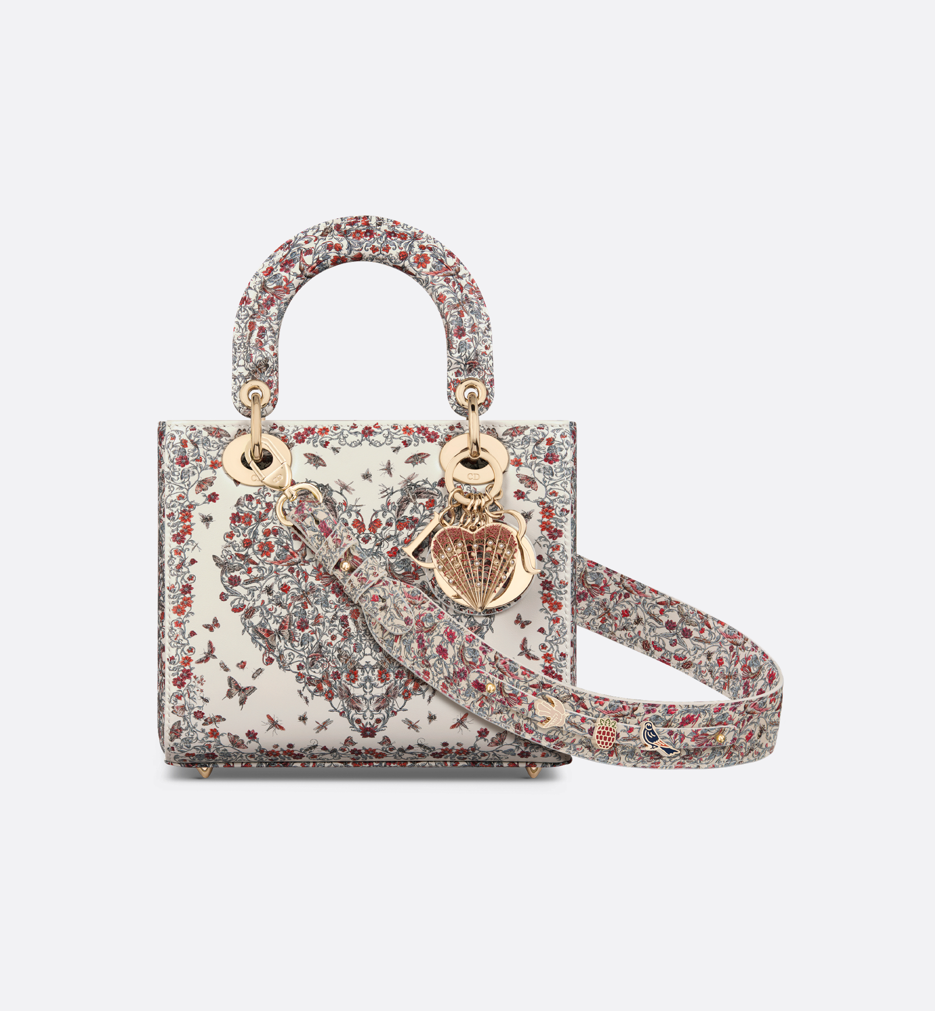 Dioramour Small Lady Dior My ABCDior Bag Latte Calfskin with Dioramour Small Lady Dior My ABCDior Bag Latte Calfskin with
