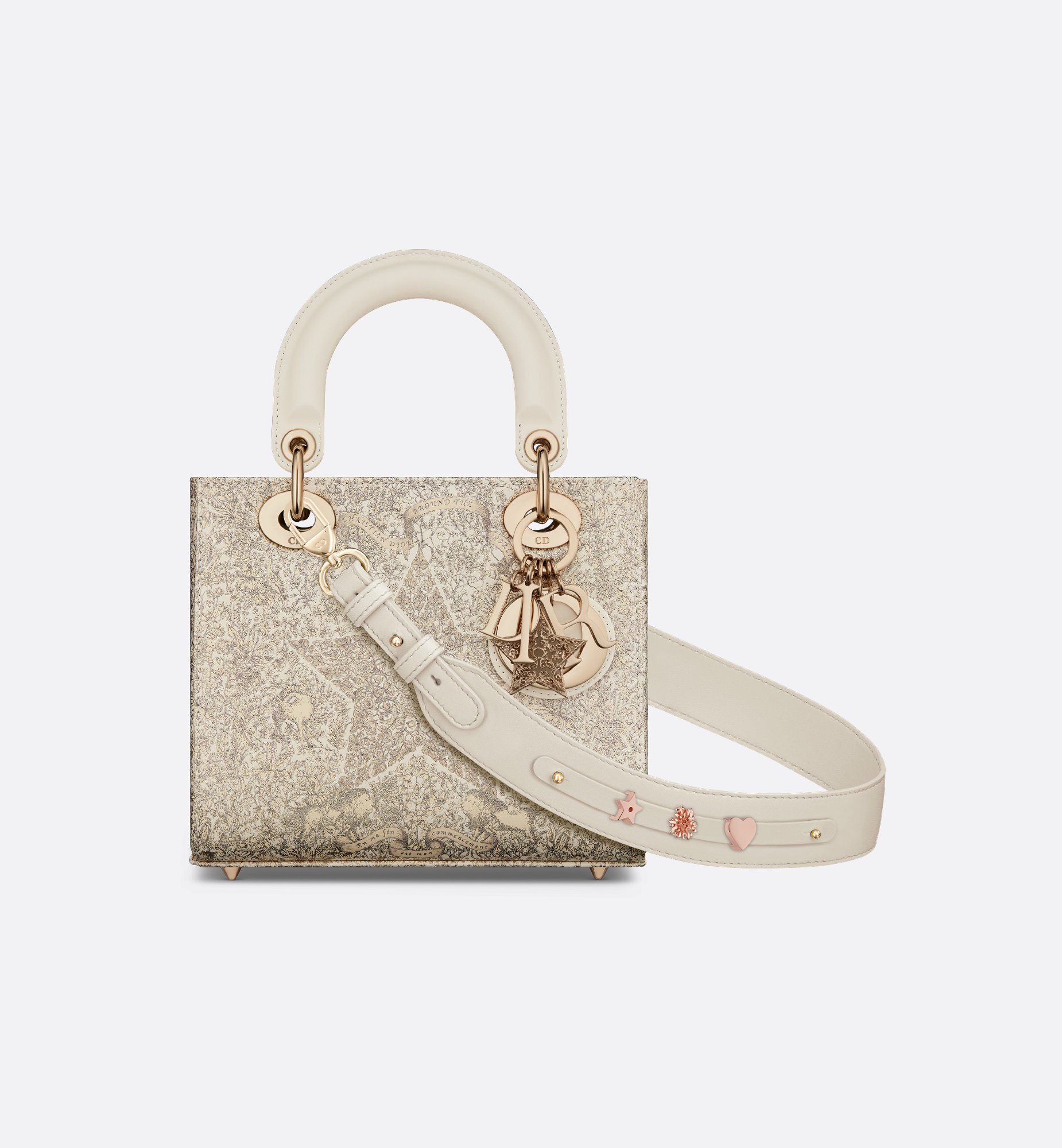 J'Adior Slingback Pump White and Gold-Tone Millefiori J'Adior Slingback Pump White and Gold-Tone Millefiori