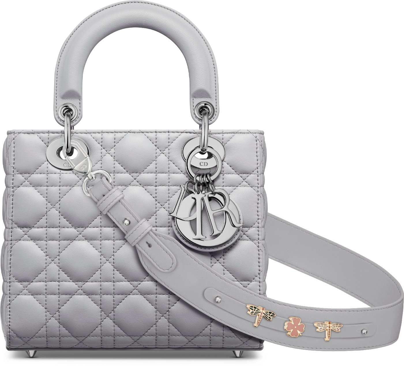 Small Lady Dior My ABCDior Bag Black Cannage Lambskin DIOR