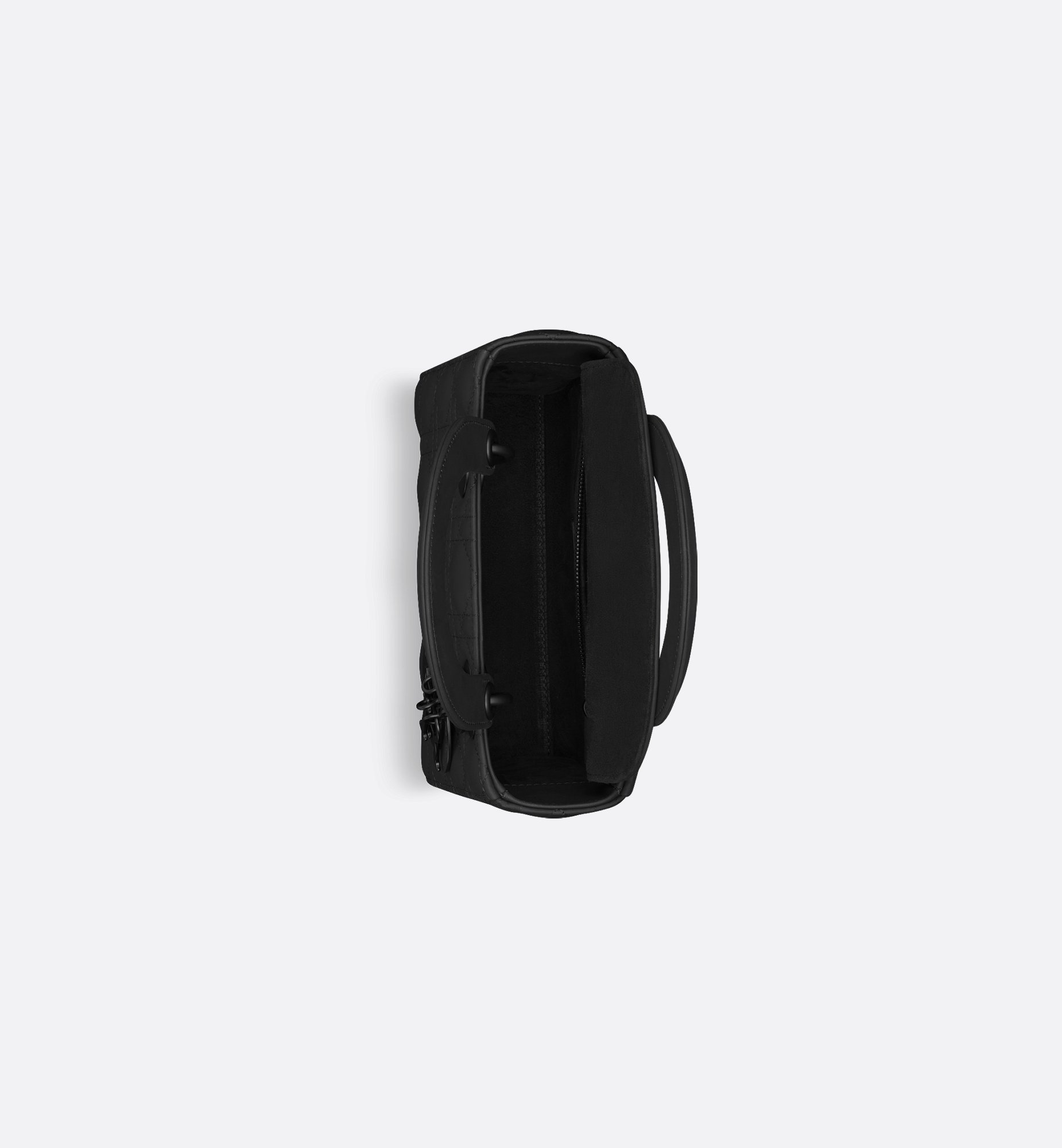 Small Lady Dior My ABCDior Bag Black Ultramatte Cannage Small Lady Dior My ABCDior Bag Black Ultramatte Cannage