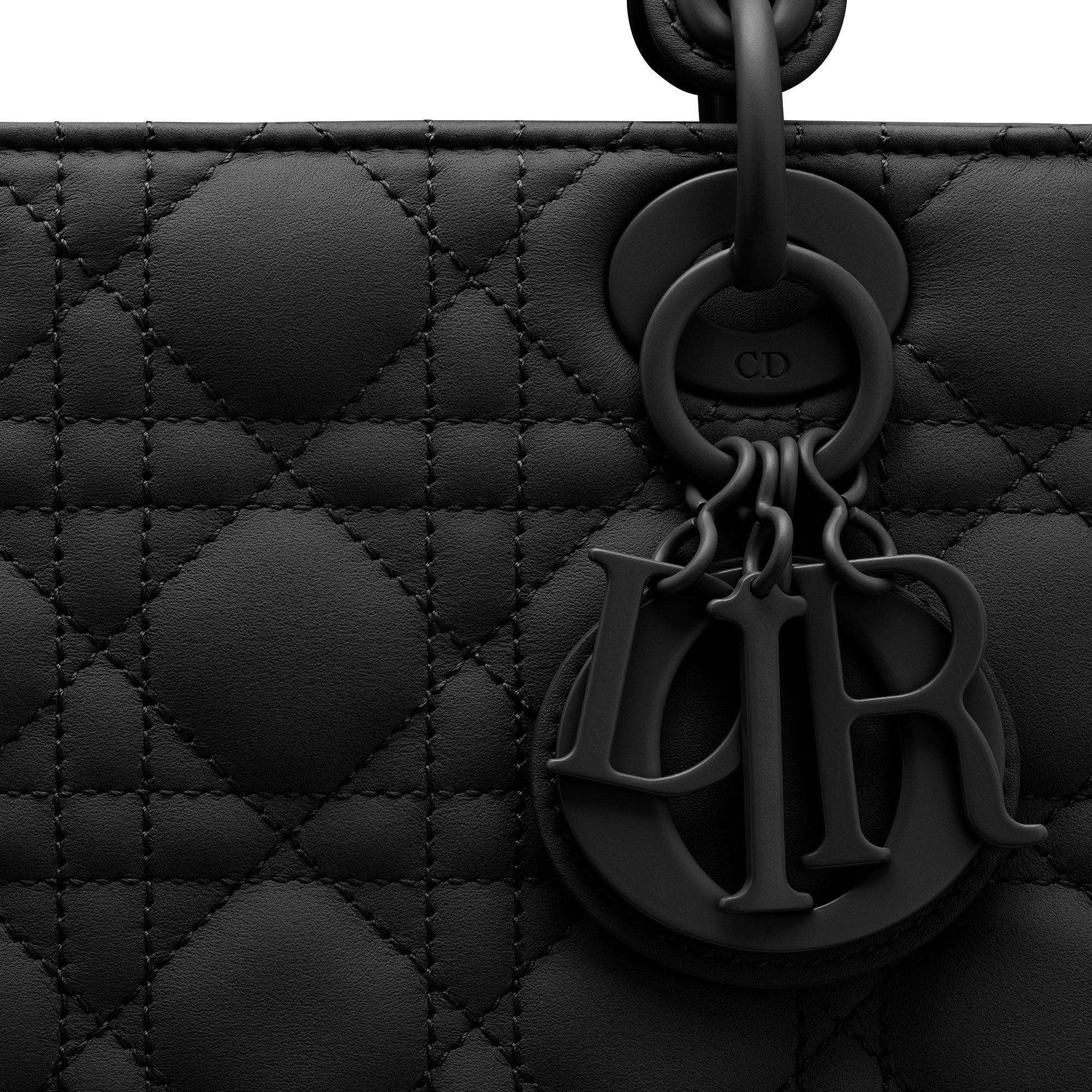 Lady dior my abcdior bag black ultramatte cannage calfskin 2025