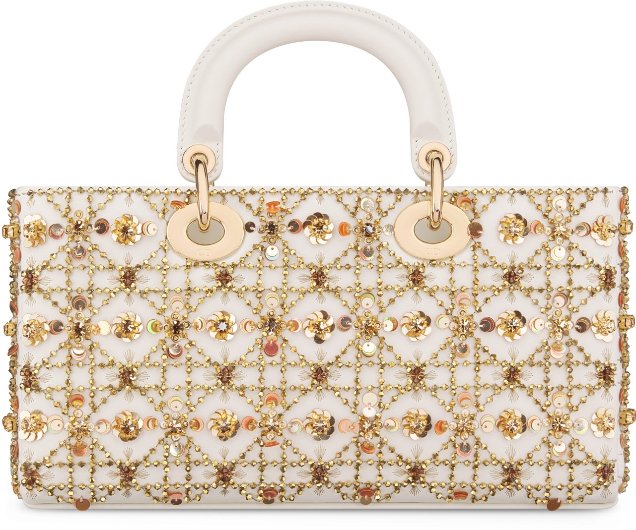 Dior Or Medium Lady D-Joy Bag Back view
