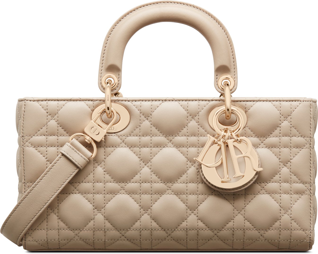 Medium Lady D-Joy Bag Front view