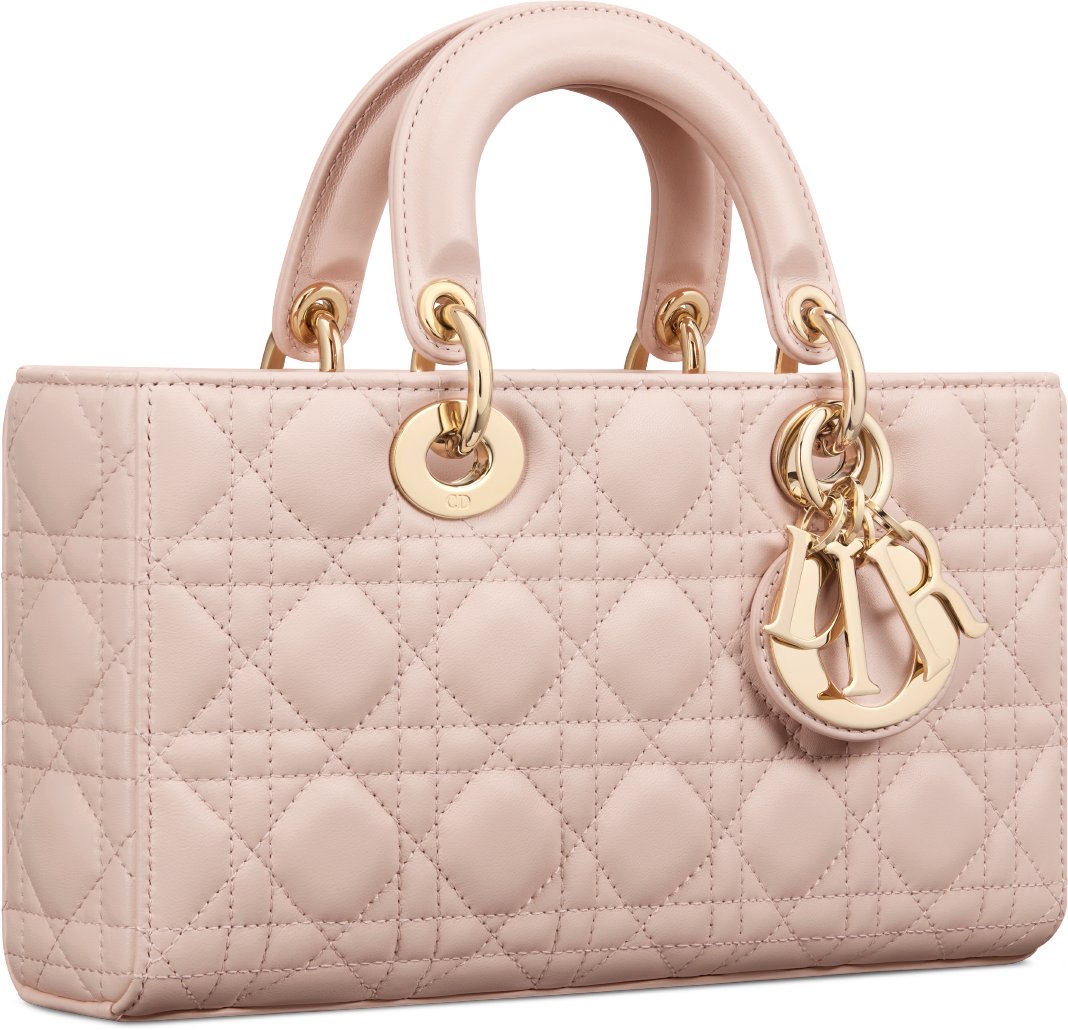 Medium Lady D-Joy Bag Three quarter closed view