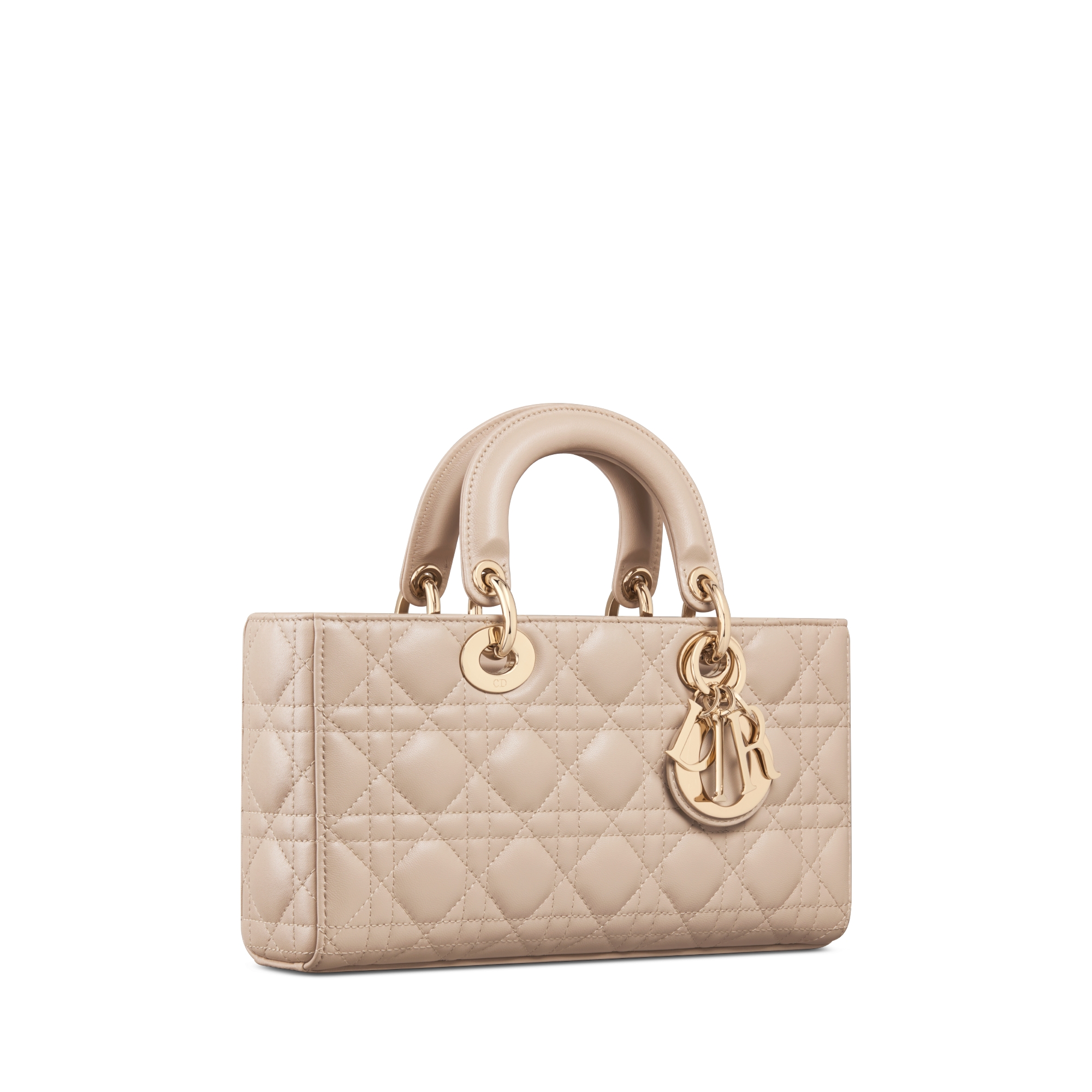 Lady D-Joy バッグ ミディアム カナージュ ラムスキン E03