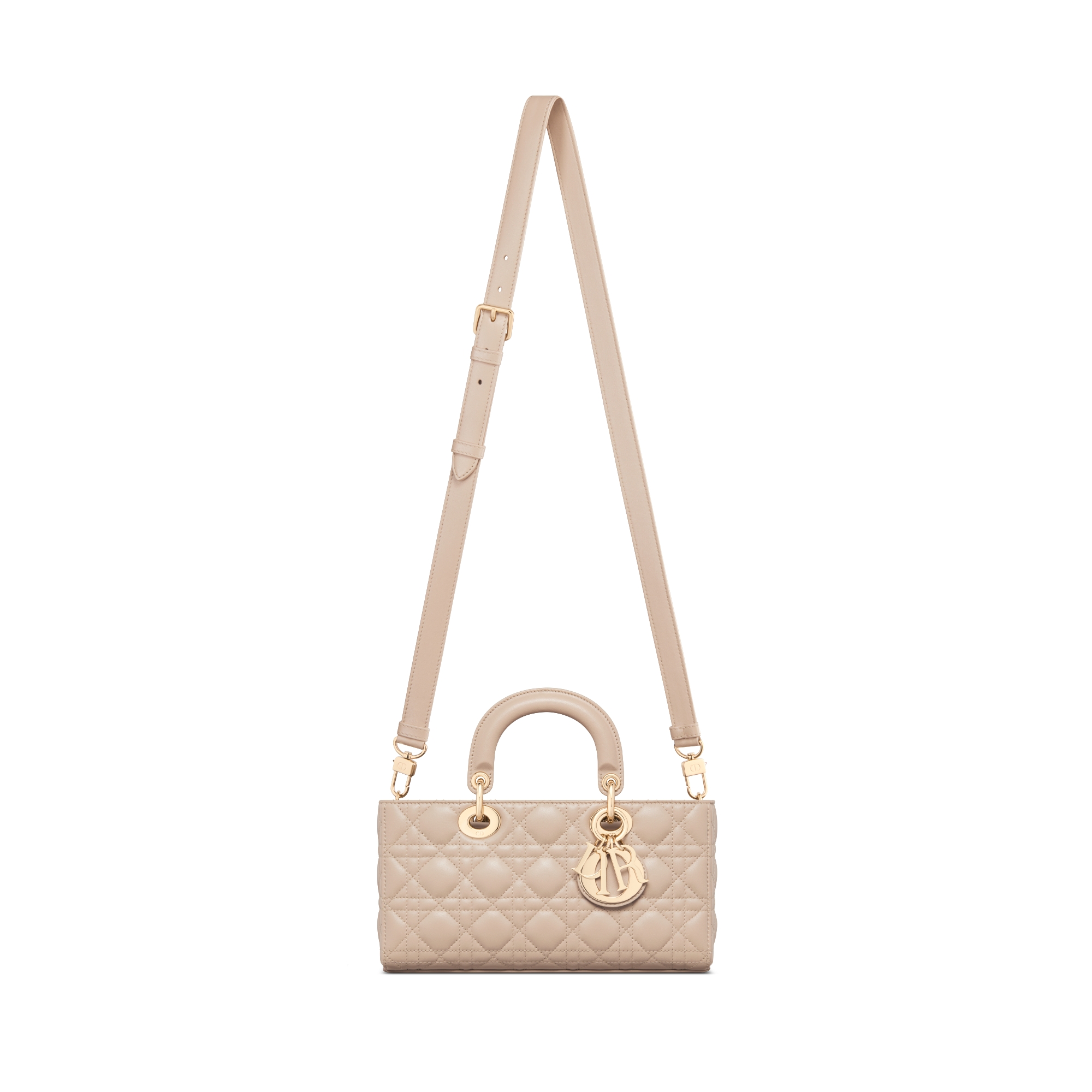 Lady D-Joy バッグ ミディアム カナージュ ラムスキン E07