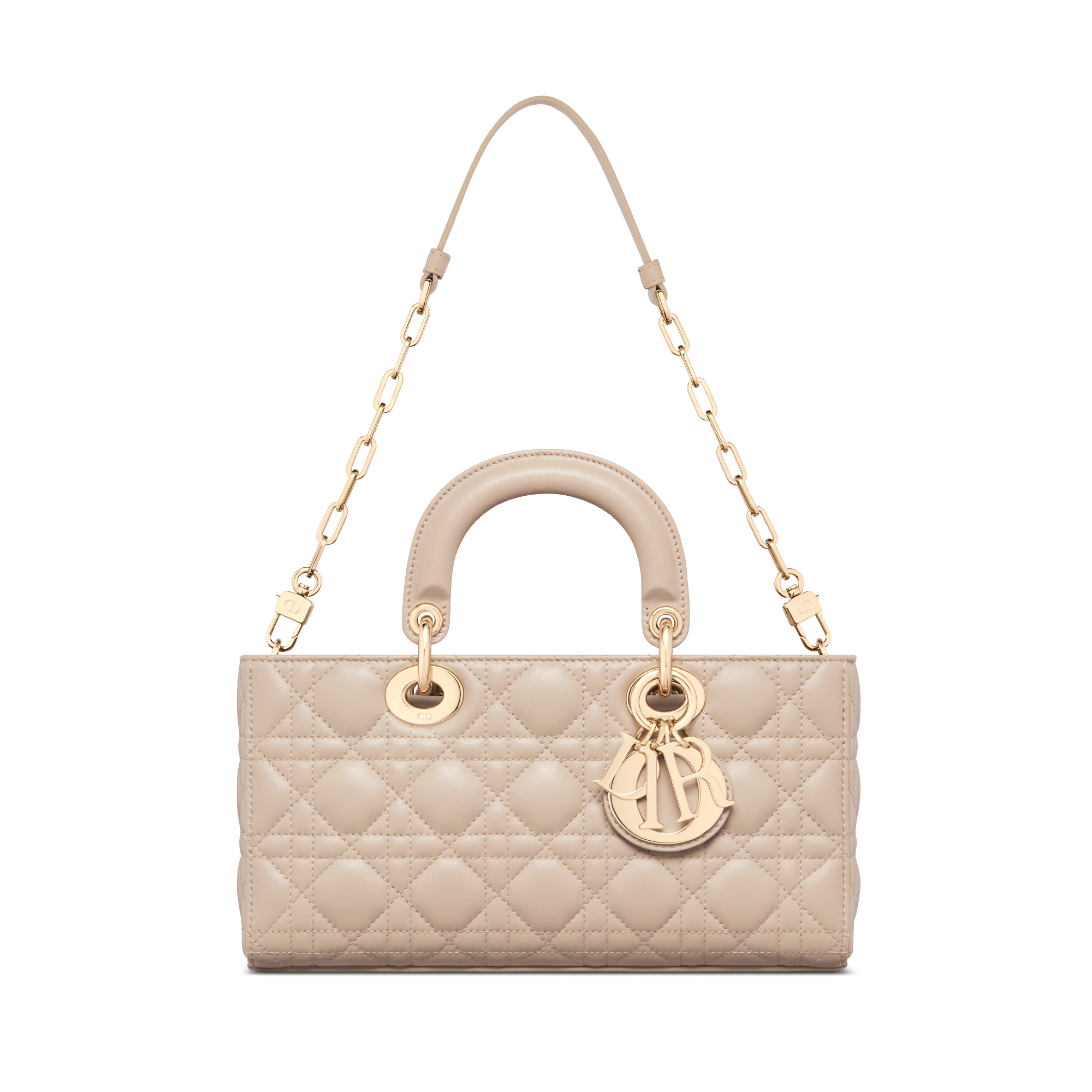 Lady D-Joy バッグ ミディアム カナージュ ラムスキン E10