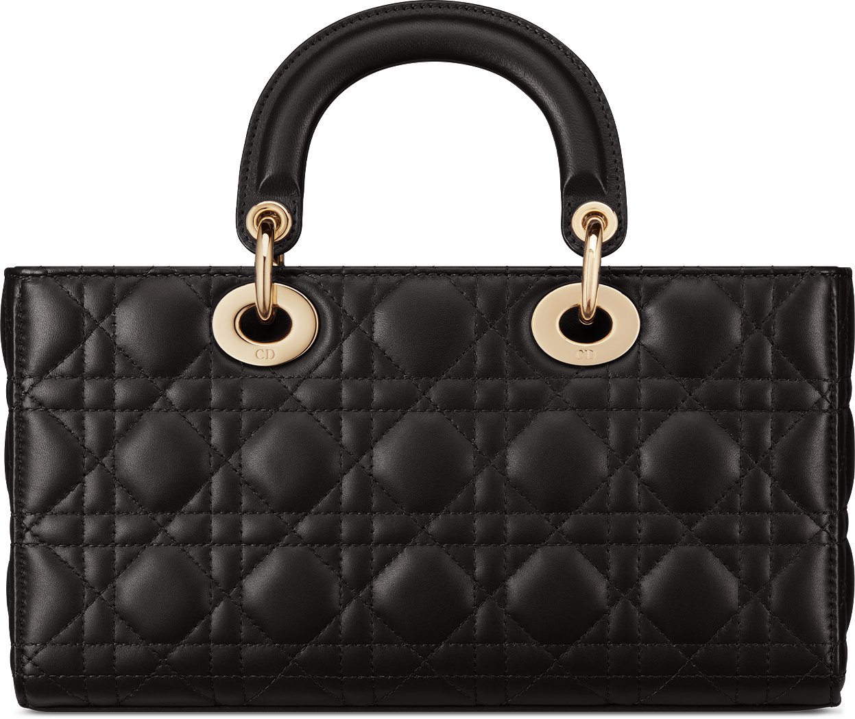 Medium Lady D Joy Bag Black Cannage Lambskin DIOR