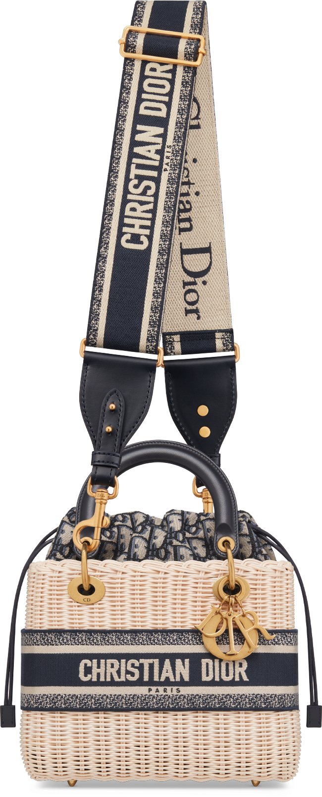 Medium Lady Dior Bag Unfolded view