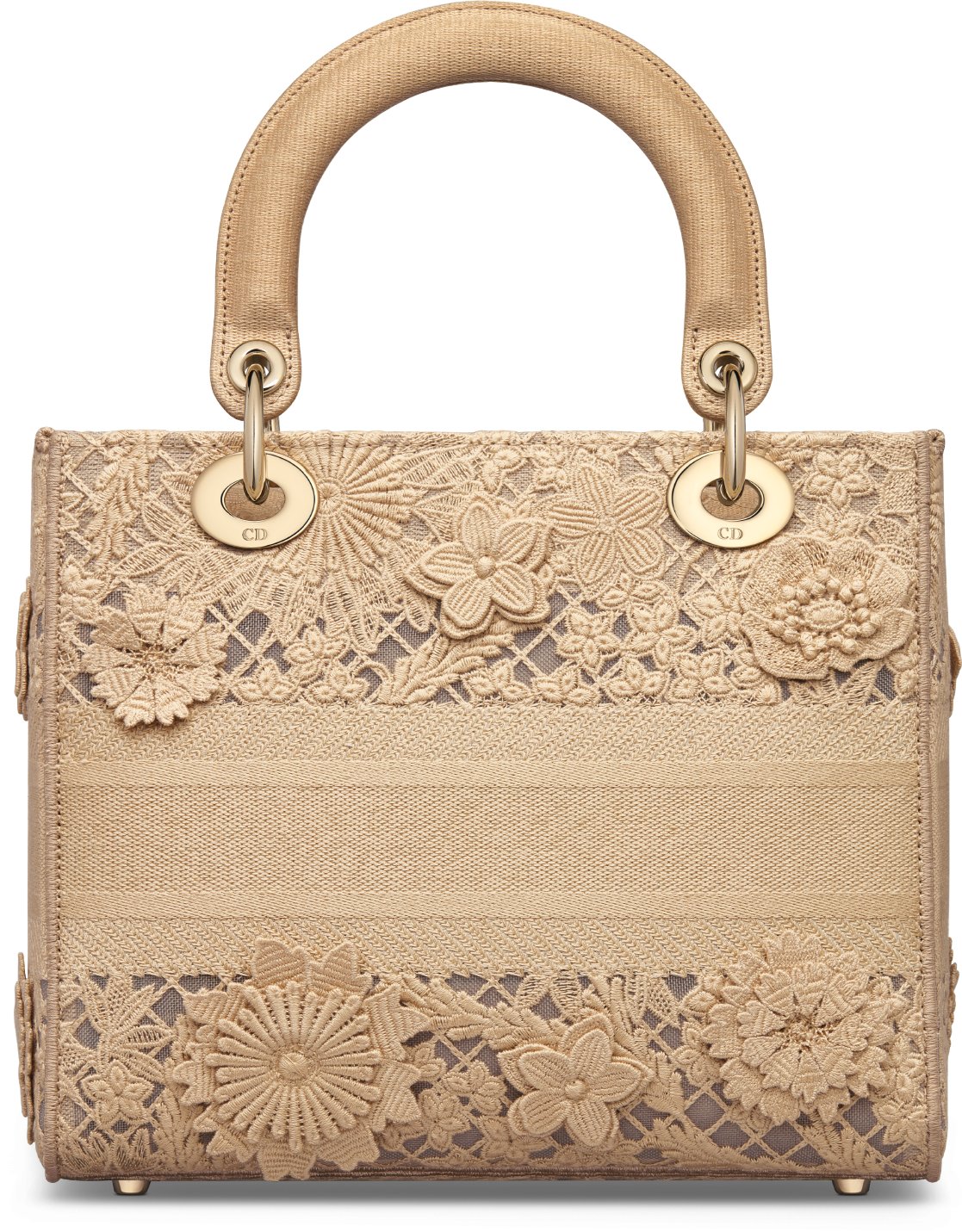 DIOR | Lady D-Lite バッグ ミディアム D-Lace エンブロイダリー