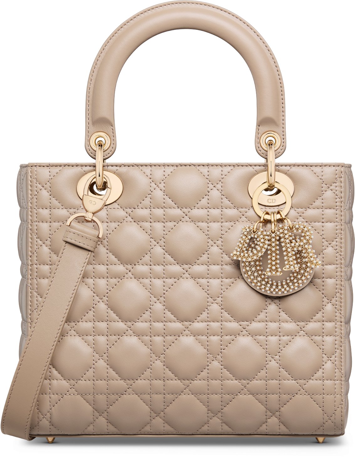 Medium Lady Dior Bag Front view Front view