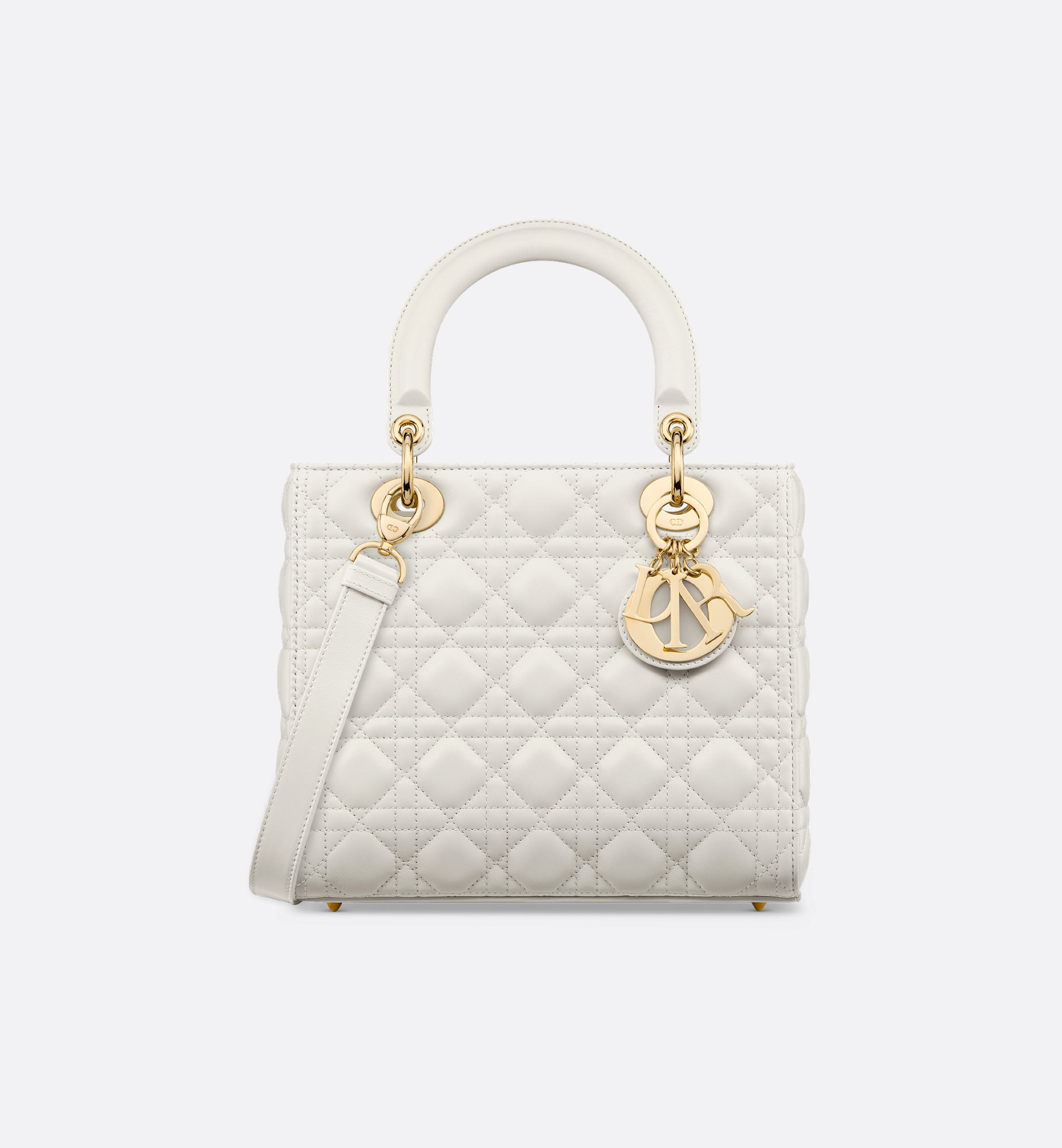 DIOR | Lady Dior バッグ ミディアム カナージュ ラムスキン DIOR | Lady Dior バッグ ミディアム カナージュ ラムスキン