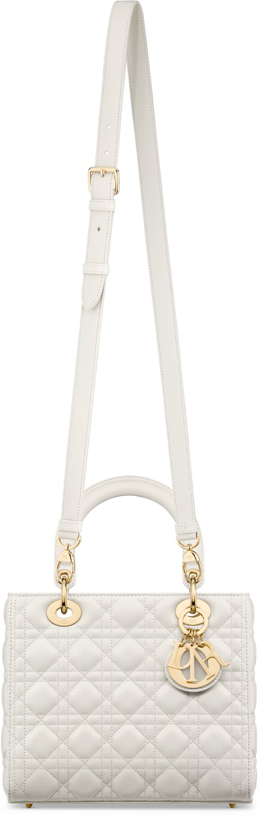 Medium Lady Dior Bag Unfolded view