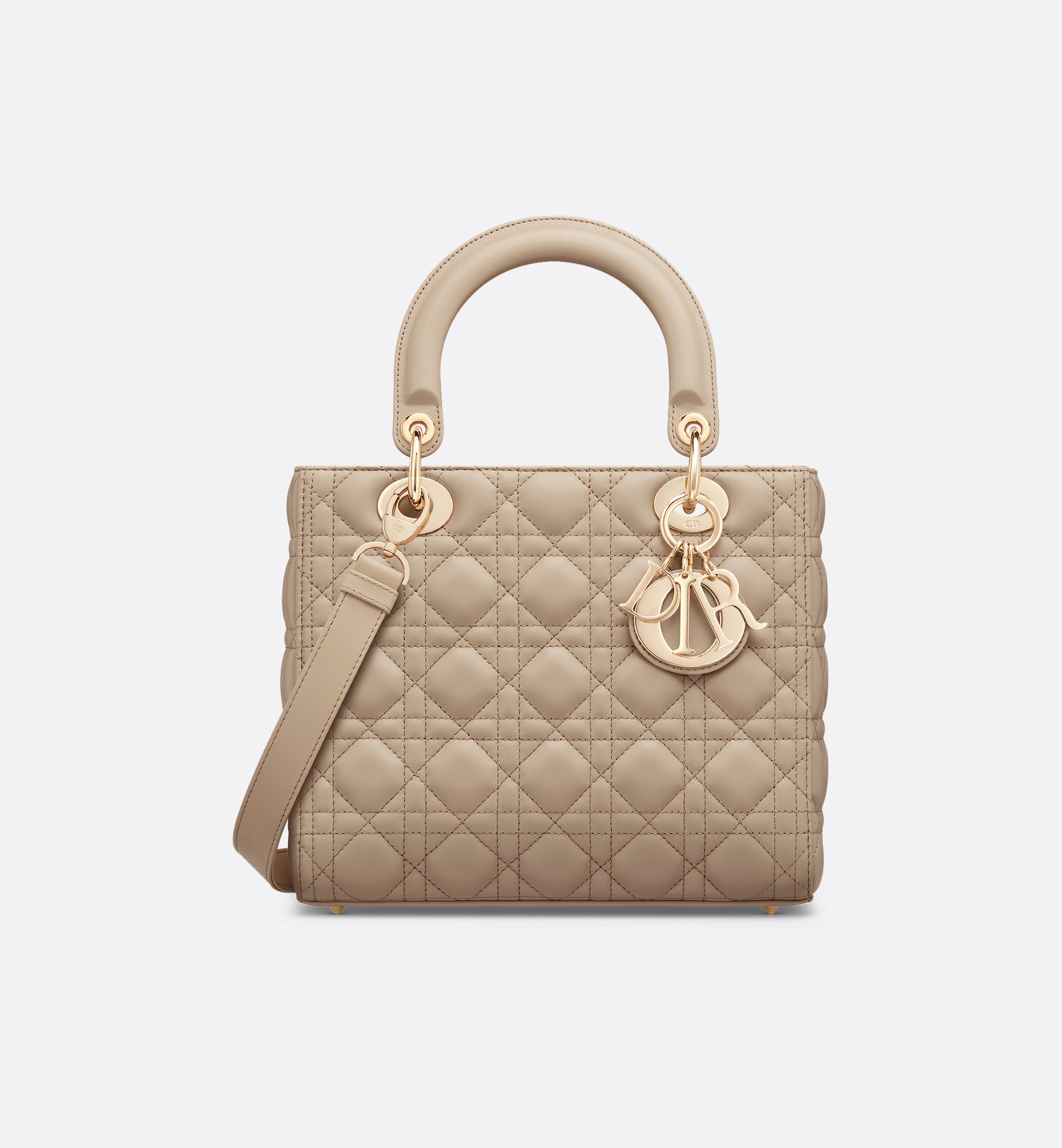 DIOR | Lady Dior バッグ ミディアム カナージュ ラムスキン DIOR | Lady Dior バッグ ミディアム カナージュ ラムスキン